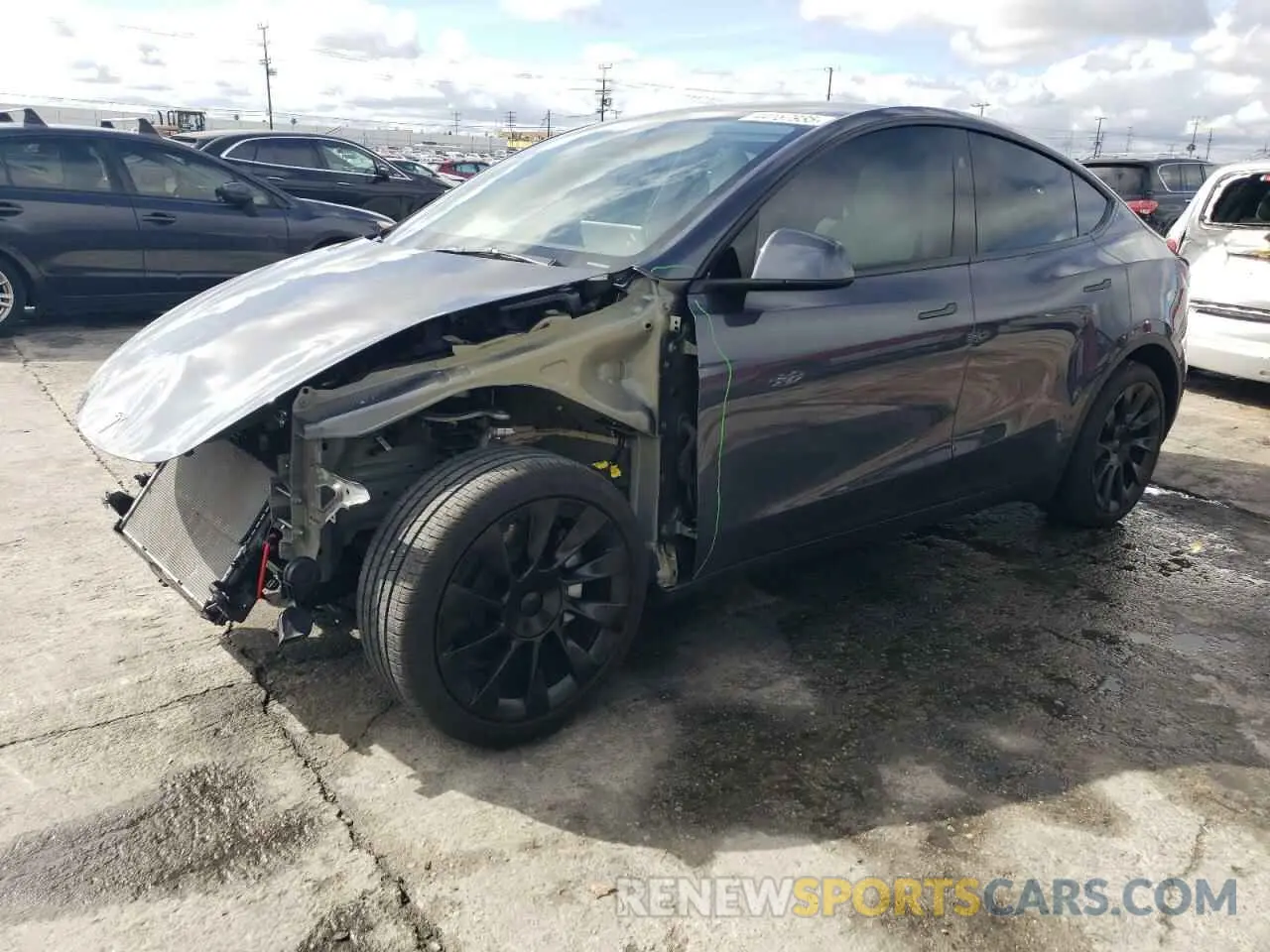1 Фотография поврежденного автомобиля 7SAYGDEE1PA198920 TESLA MODEL Y 2023