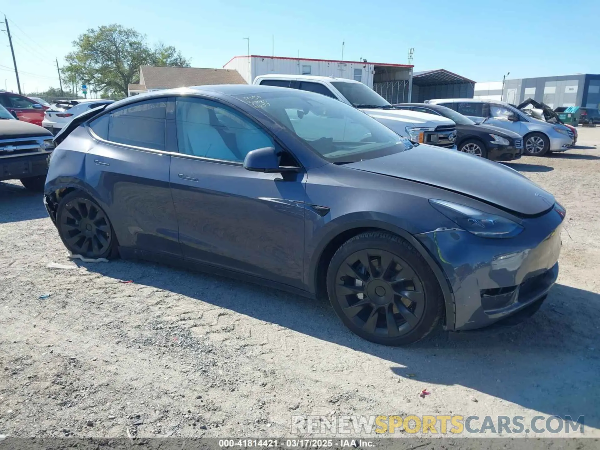 1 Фотография поврежденного автомобиля 7SAYGDEE1PA203937 TESLA MODEL Y 2023