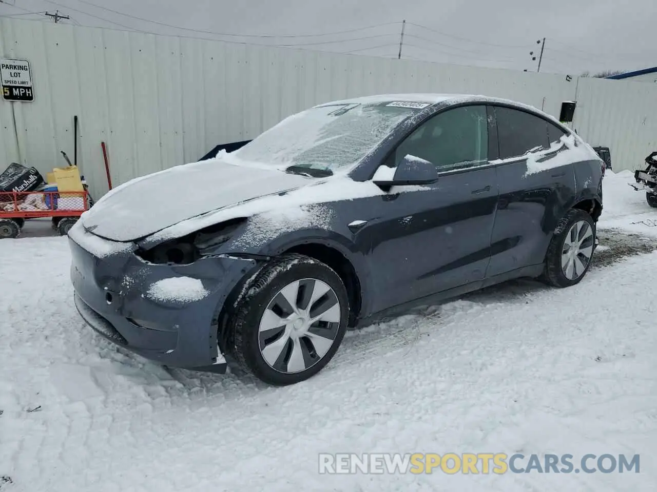 1 Фотография поврежденного автомобиля 7SAYGDEE1PF604780 TESLA MODEL Y 2023
