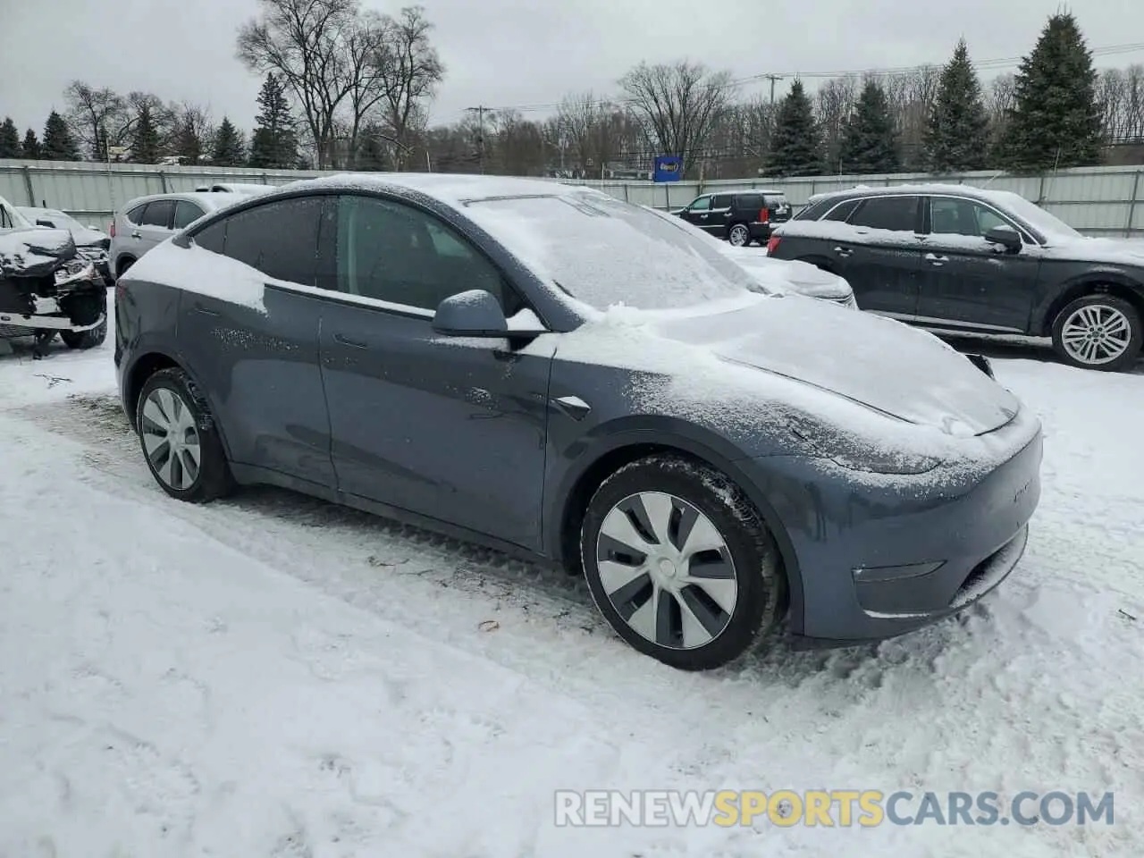 4 Фотография поврежденного автомобиля 7SAYGDEE1PF604780 TESLA MODEL Y 2023