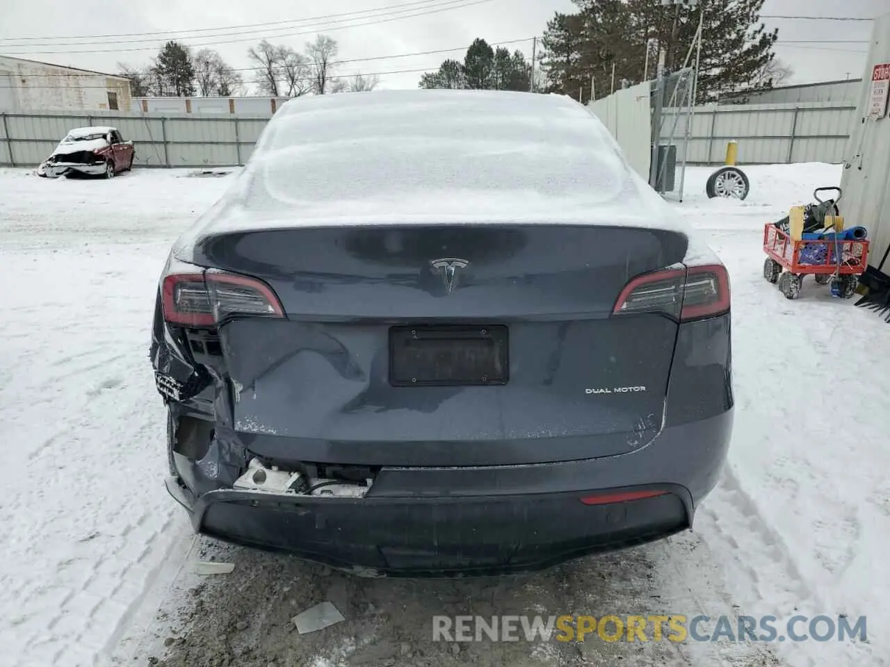 6 Фотография поврежденного автомобиля 7SAYGDEE1PF604780 TESLA MODEL Y 2023