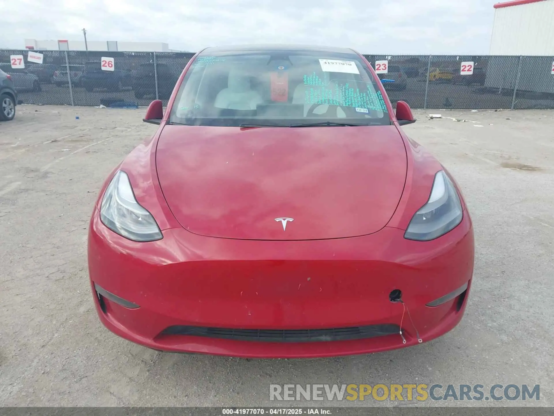 12 Фотография поврежденного автомобиля 7SAYGDEE1PF630246 TESLA MODEL Y 2023