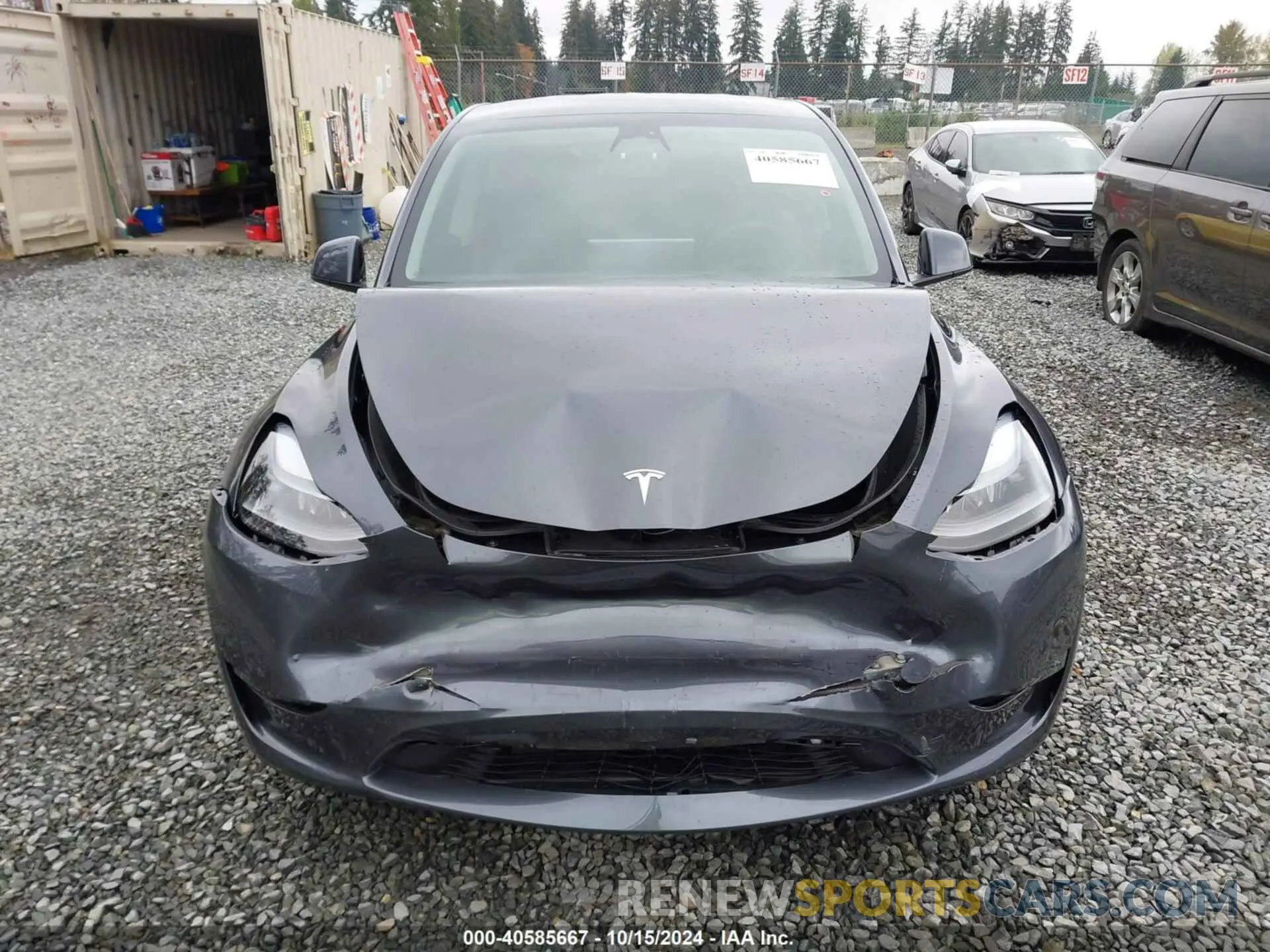 12 Фотография поврежденного автомобиля 7SAYGDEE1PF645877 TESLA MODEL Y 2023