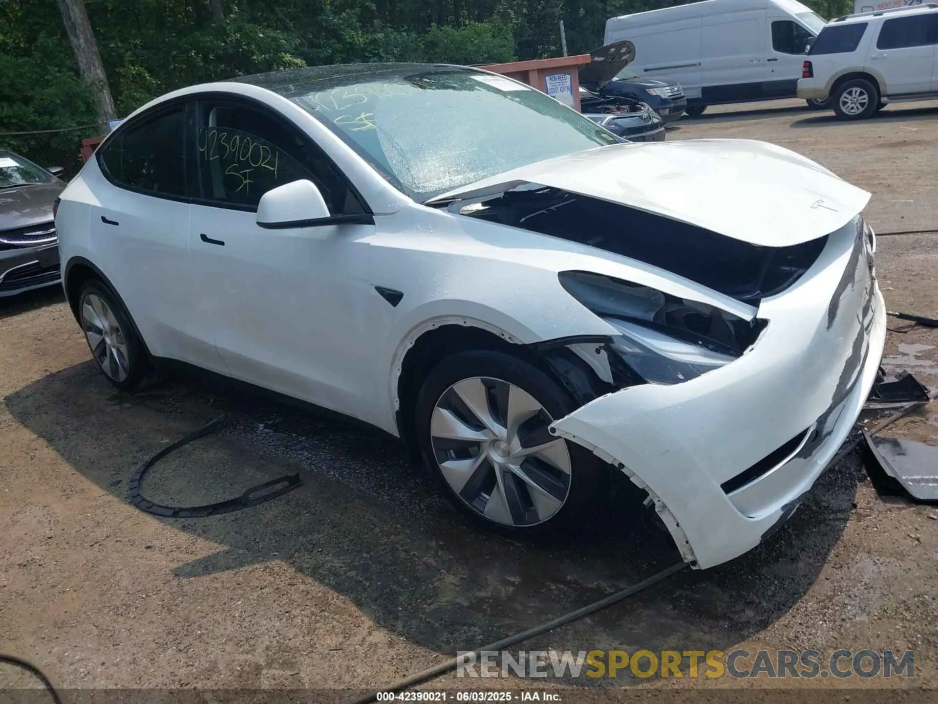1 Photograph of a damaged car 7SAYGDEE1PF647564 TESLA MODEL Y 2023
