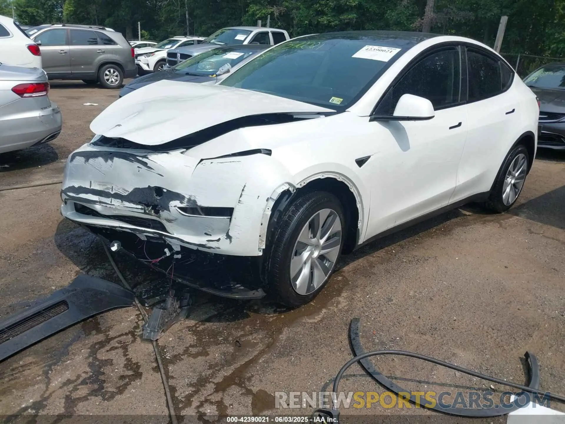 2 Photograph of a damaged car 7SAYGDEE1PF647564 TESLA MODEL Y 2023