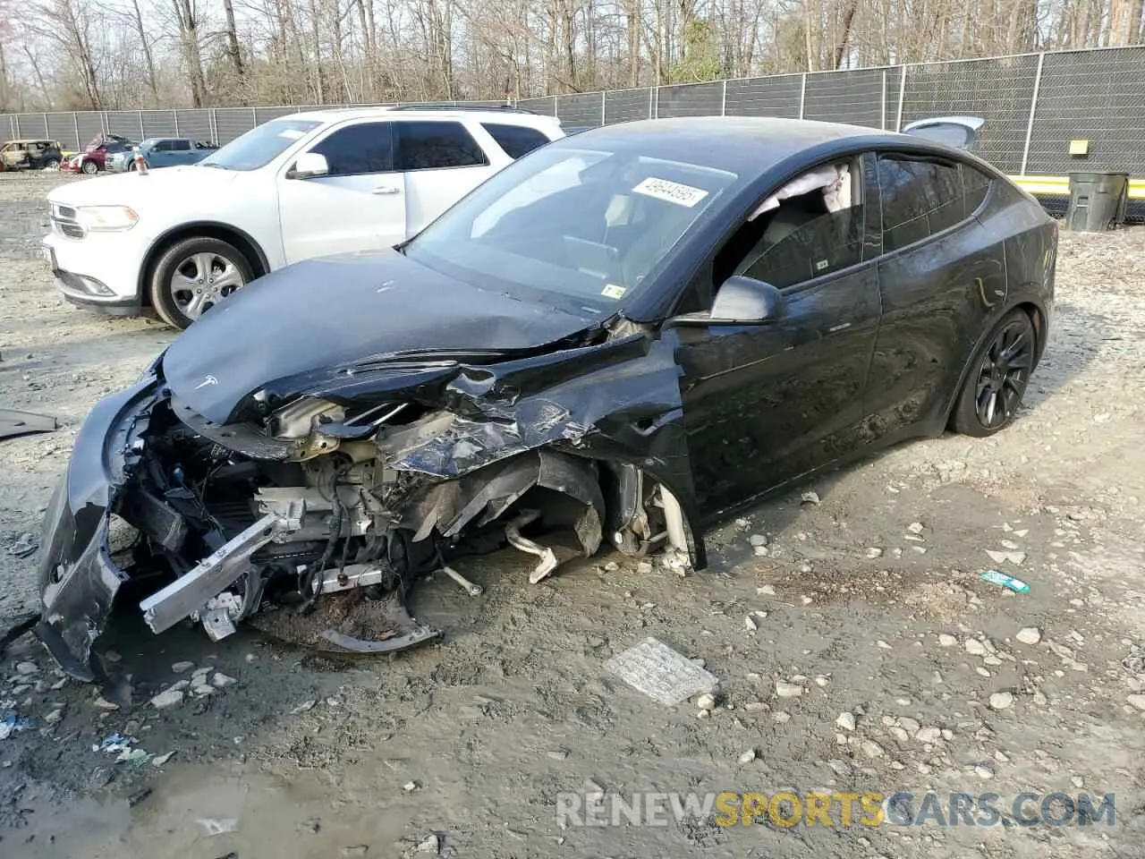 1 Фотография поврежденного автомобиля 7SAYGDEE1PF693055 TESLA MODEL Y 2023