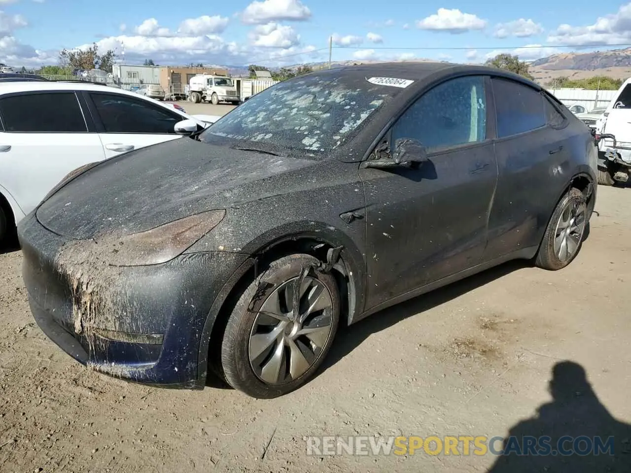 1 Фотография поврежденного автомобиля 7SAYGDEE1PF714616 TESLA MODEL Y 2023