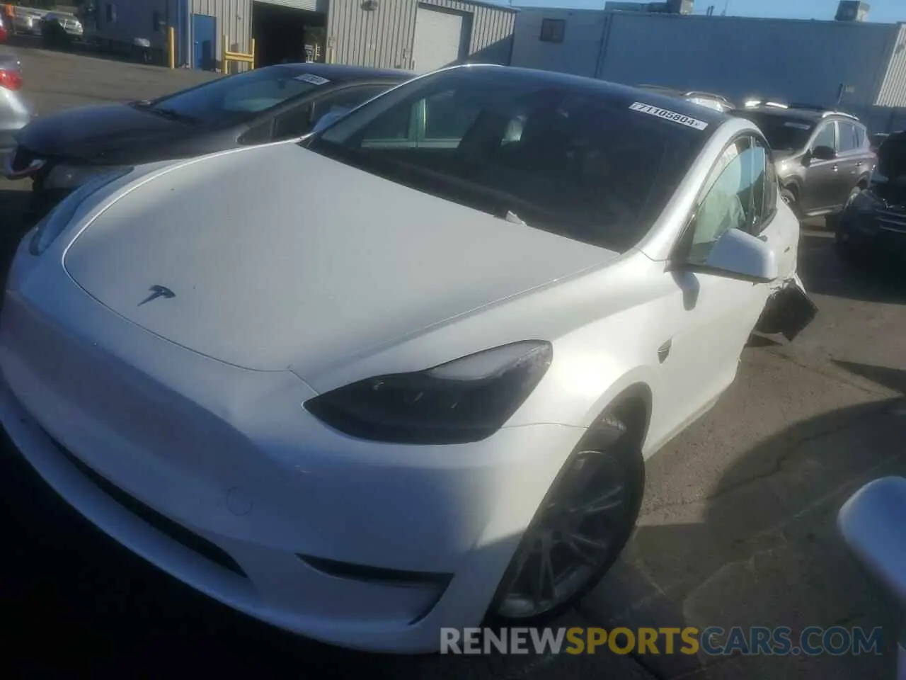 1 Photograph of a damaged car 7SAYGDEE1PF748880 TESLA MODEL Y 2023