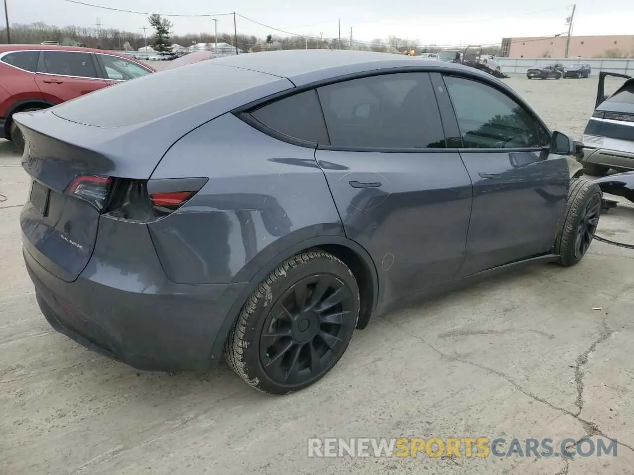 3 Photograph of a damaged car 7SAYGDEE1PF753688 TESLA MODEL Y 2023