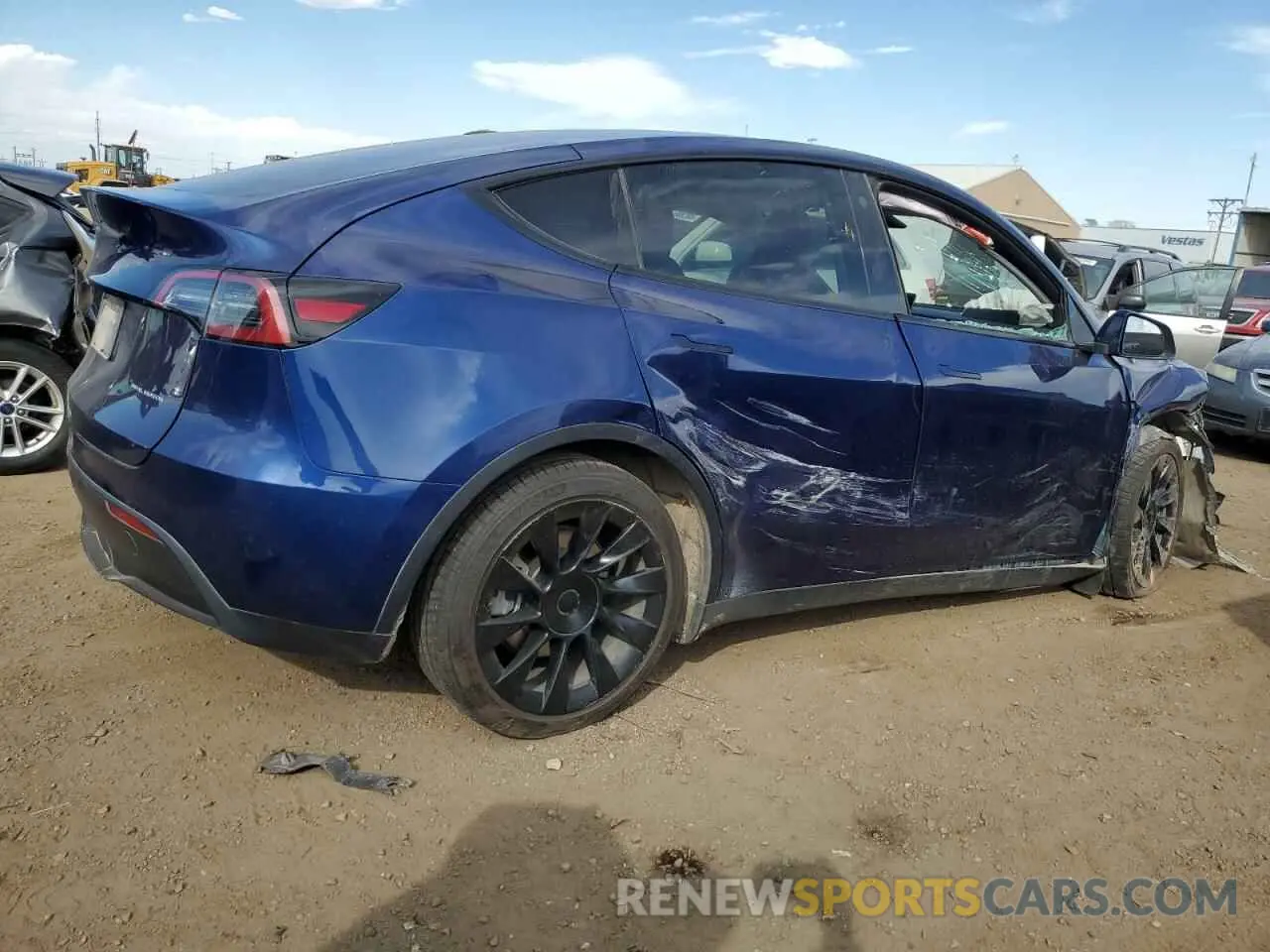 3 Photograph of a damaged car 7SAYGDEE1PF761483 TESLA MODEL Y 2023
