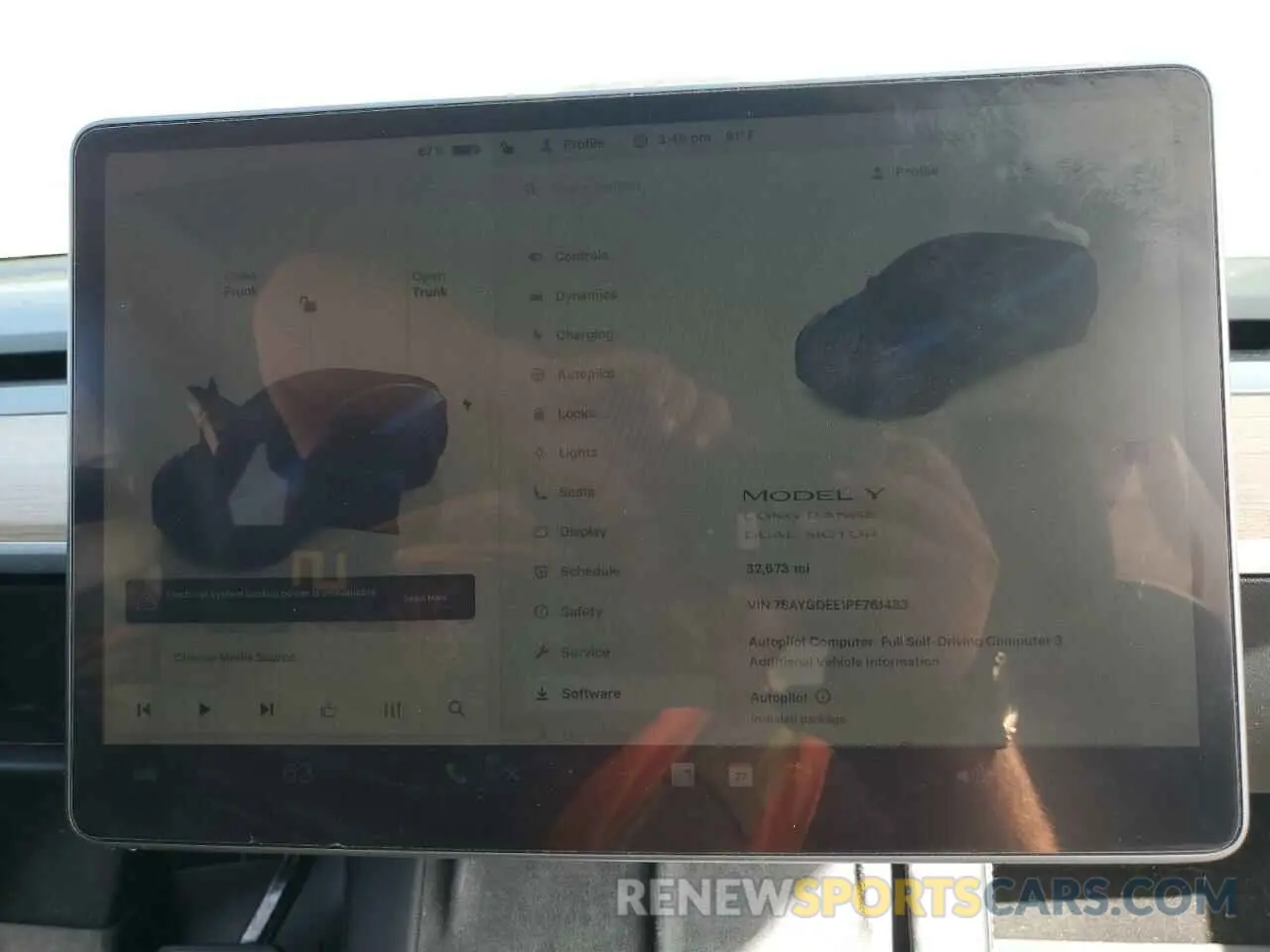 9 Photograph of a damaged car 7SAYGDEE1PF761483 TESLA MODEL Y 2023