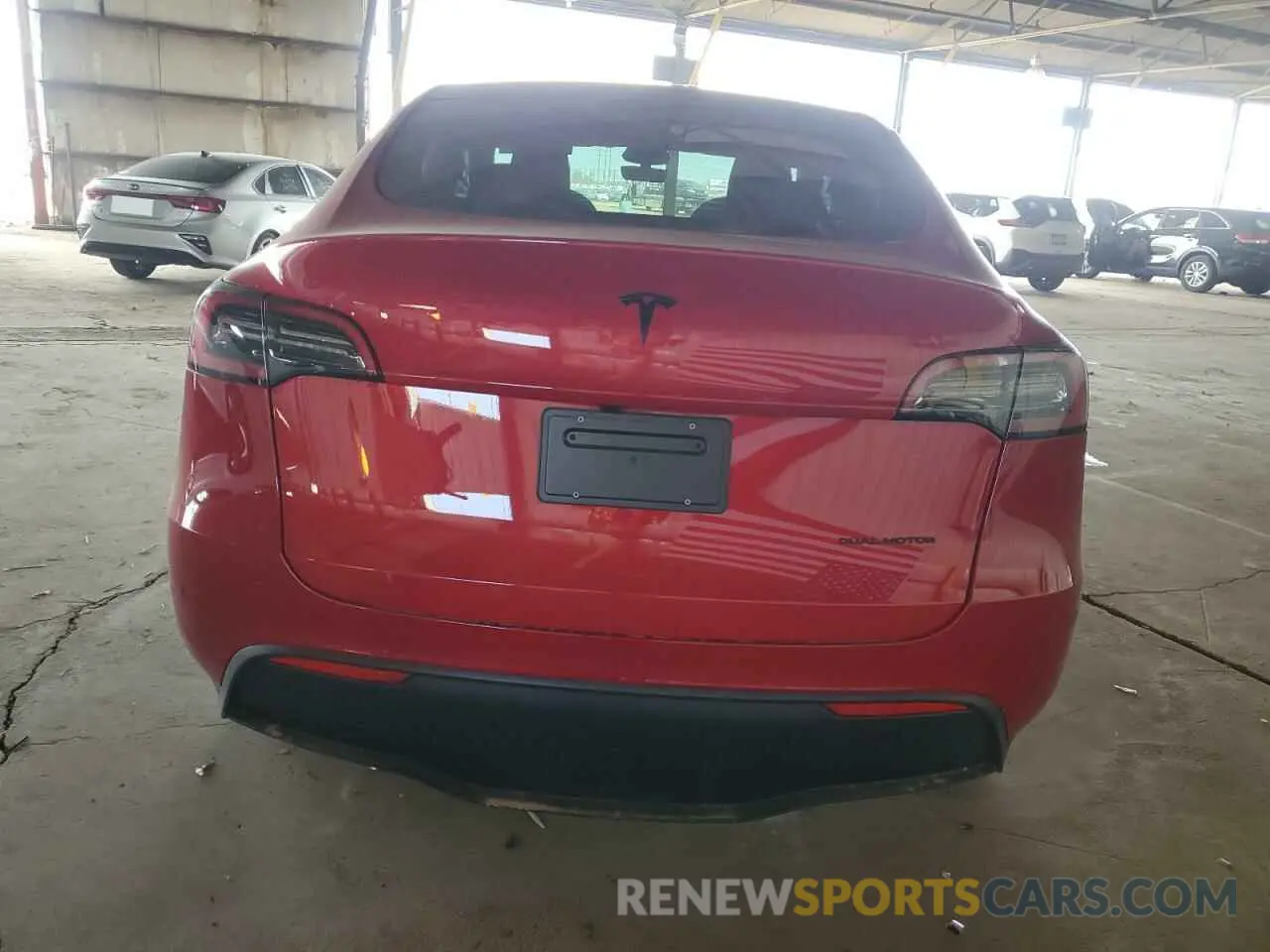 6 Фотография поврежденного автомобиля 7SAYGDEE1PF893126 TESLA MODEL Y 2023