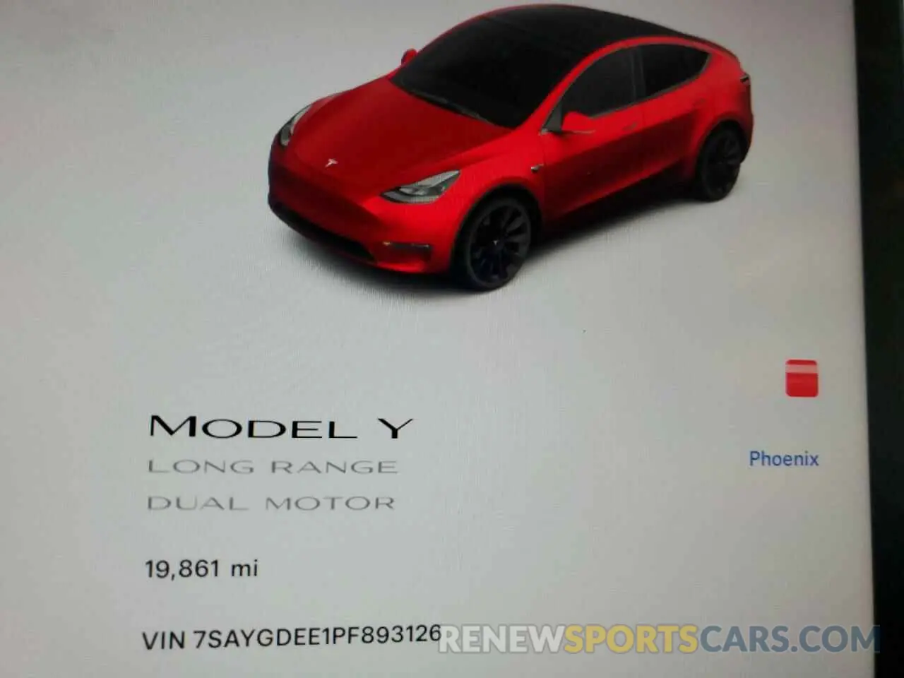 9 Фотография поврежденного автомобиля 7SAYGDEE1PF893126 TESLA MODEL Y 2023