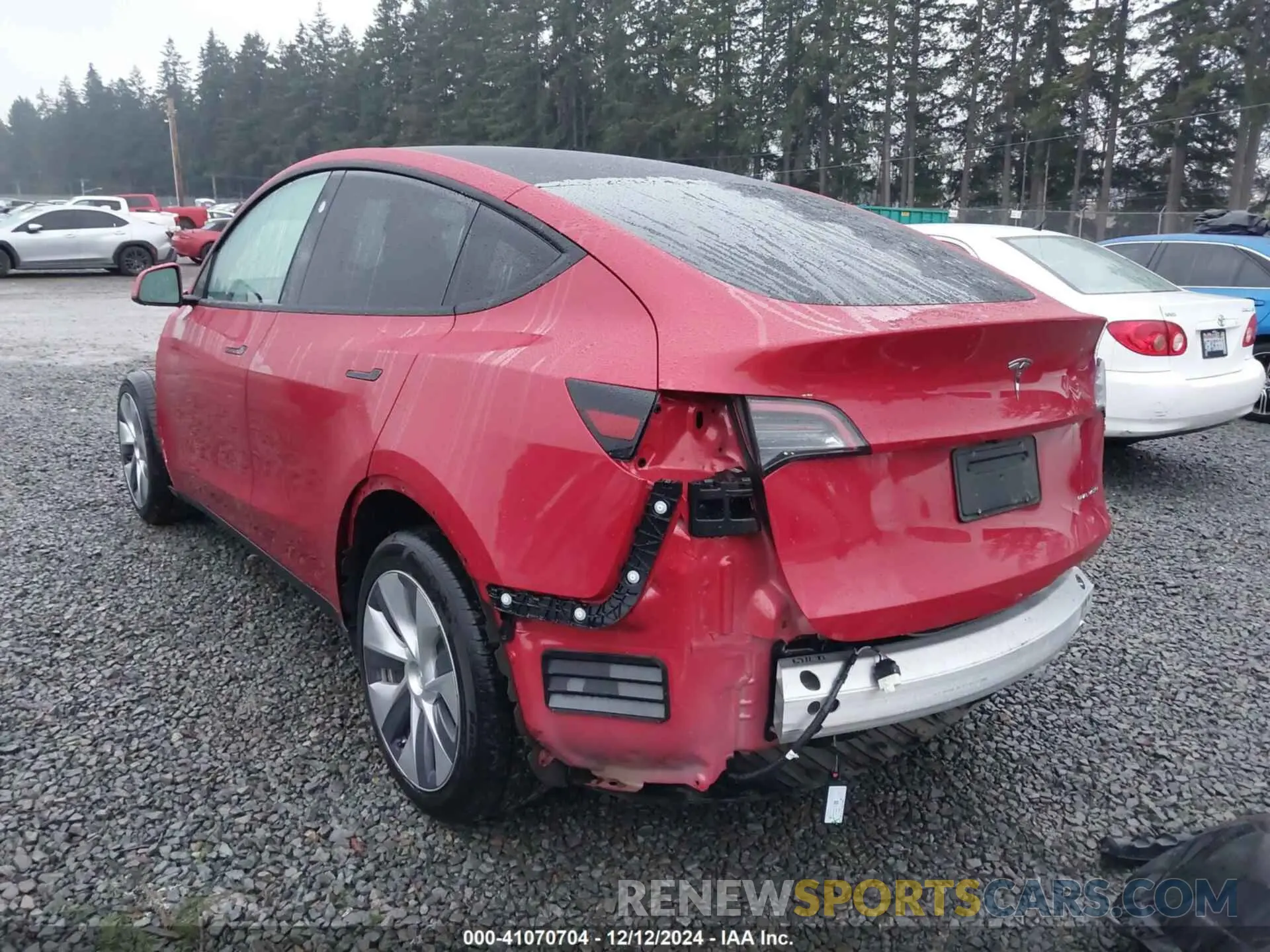 3 Photograph of a damaged car 7SAYGDEE1PF966222 TESLA MODEL Y 2023