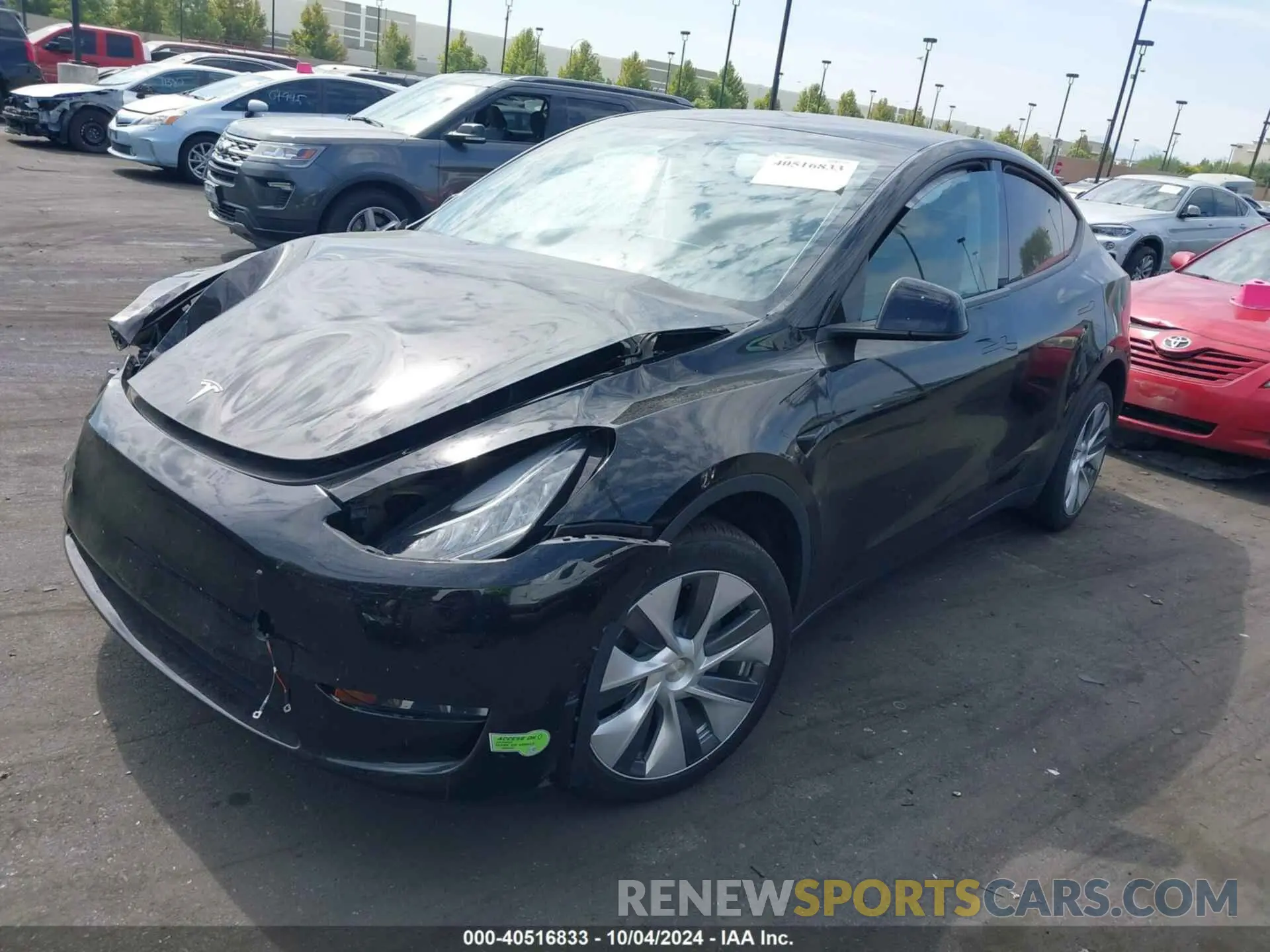 2 Фотография поврежденного автомобиля 7SAYGDEE2PA022992 TESLA MODEL Y 2023