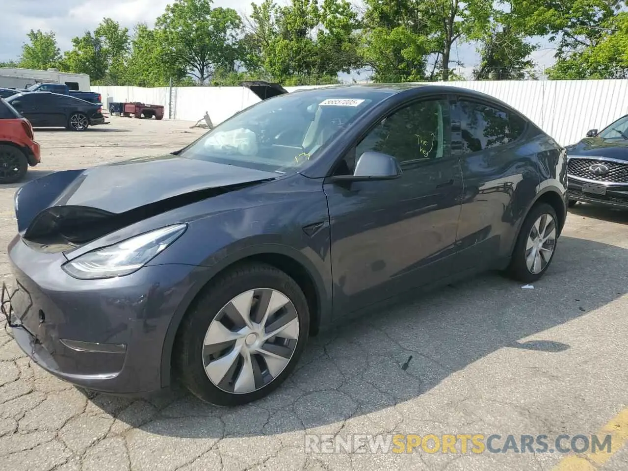 1 Photograph of a damaged car 7SAYGDEE2PA041350 TESLA MODEL Y 2023