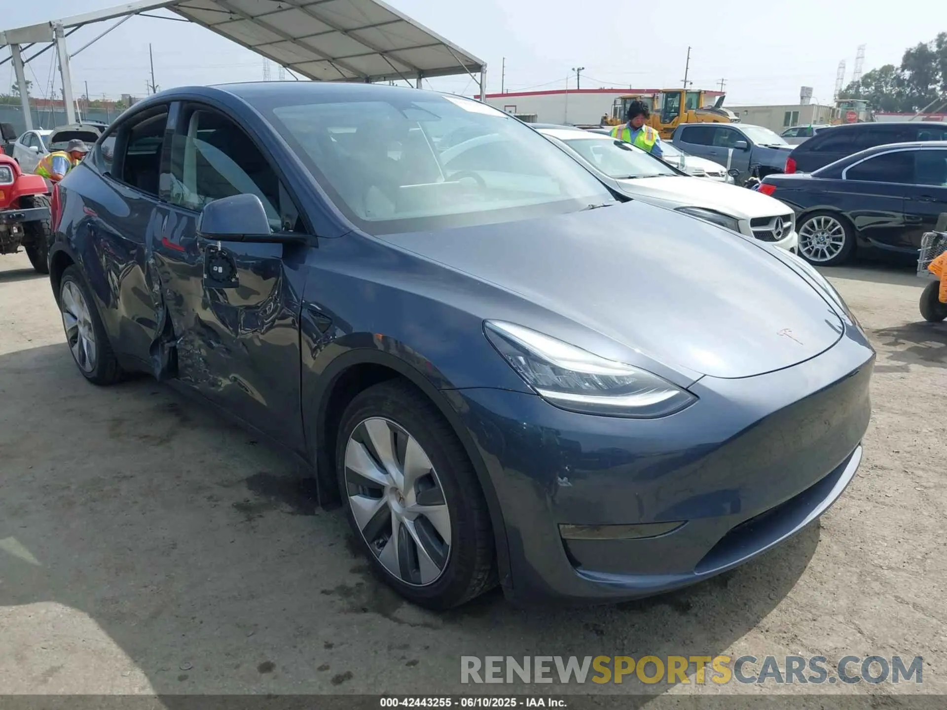 1 Фотография поврежденного автомобиля 7SAYGDEE2PA042496 TESLA MODEL Y 2023