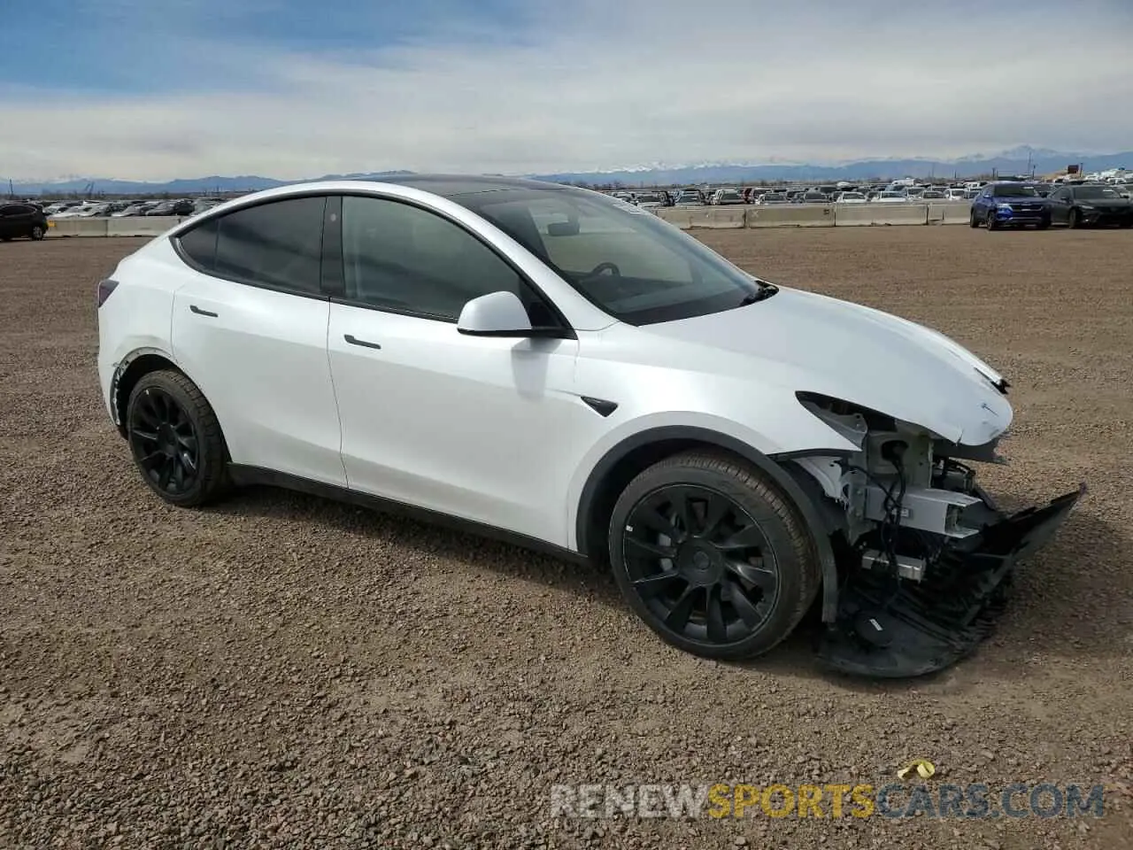 4 Фотография поврежденного автомобиля 7SAYGDEE2PA050503 TESLA MODEL Y 2023