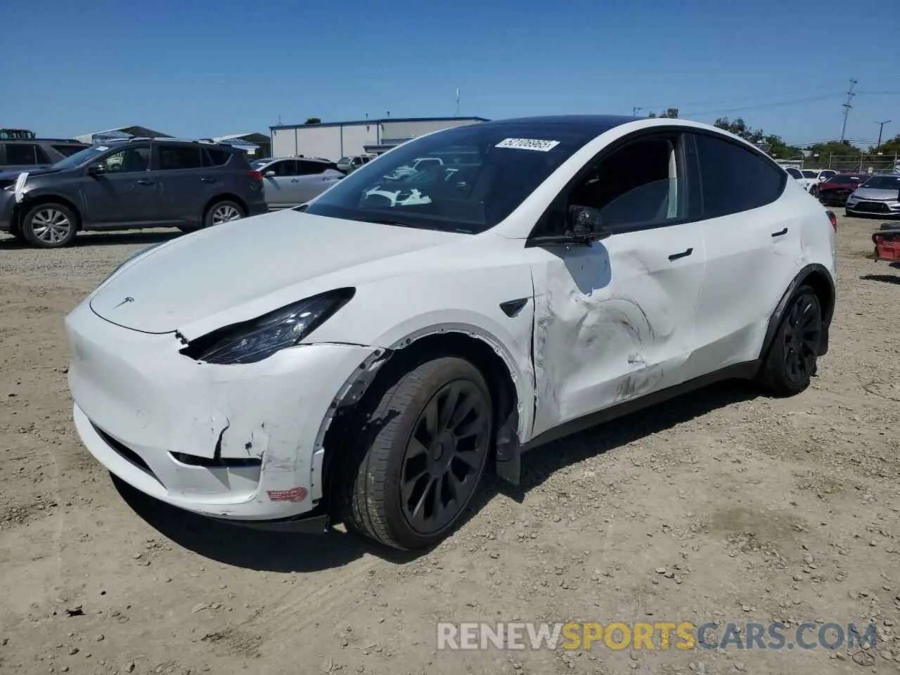1 Фотография поврежденного автомобиля 7SAYGDEE2PA061792 TESLA MODEL Y 2023