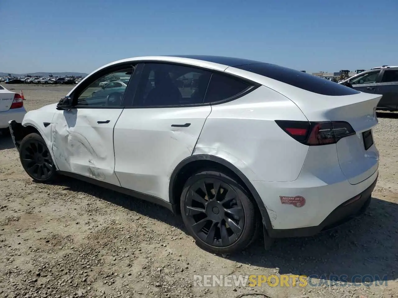 2 Фотография поврежденного автомобиля 7SAYGDEE2PA061792 TESLA MODEL Y 2023