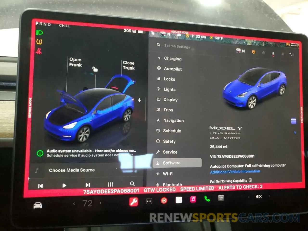 9 Photograph of a damaged car 7SAYGDEE2PA068001 TESLA MODEL Y 2023