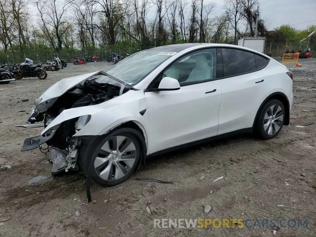 1 Photograph of a damaged car 7SAYGDEE2PA093478 TESLA MODEL Y 2023
