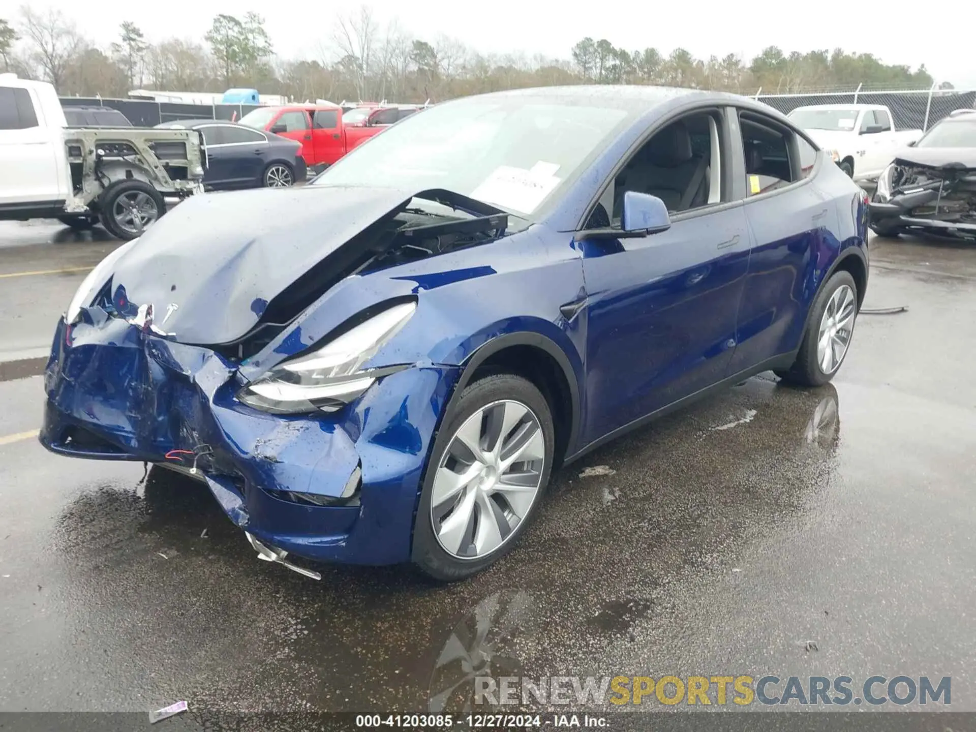 2 Photograph of a damaged car 7SAYGDEE2PA096705 TESLA MODEL Y 2023
