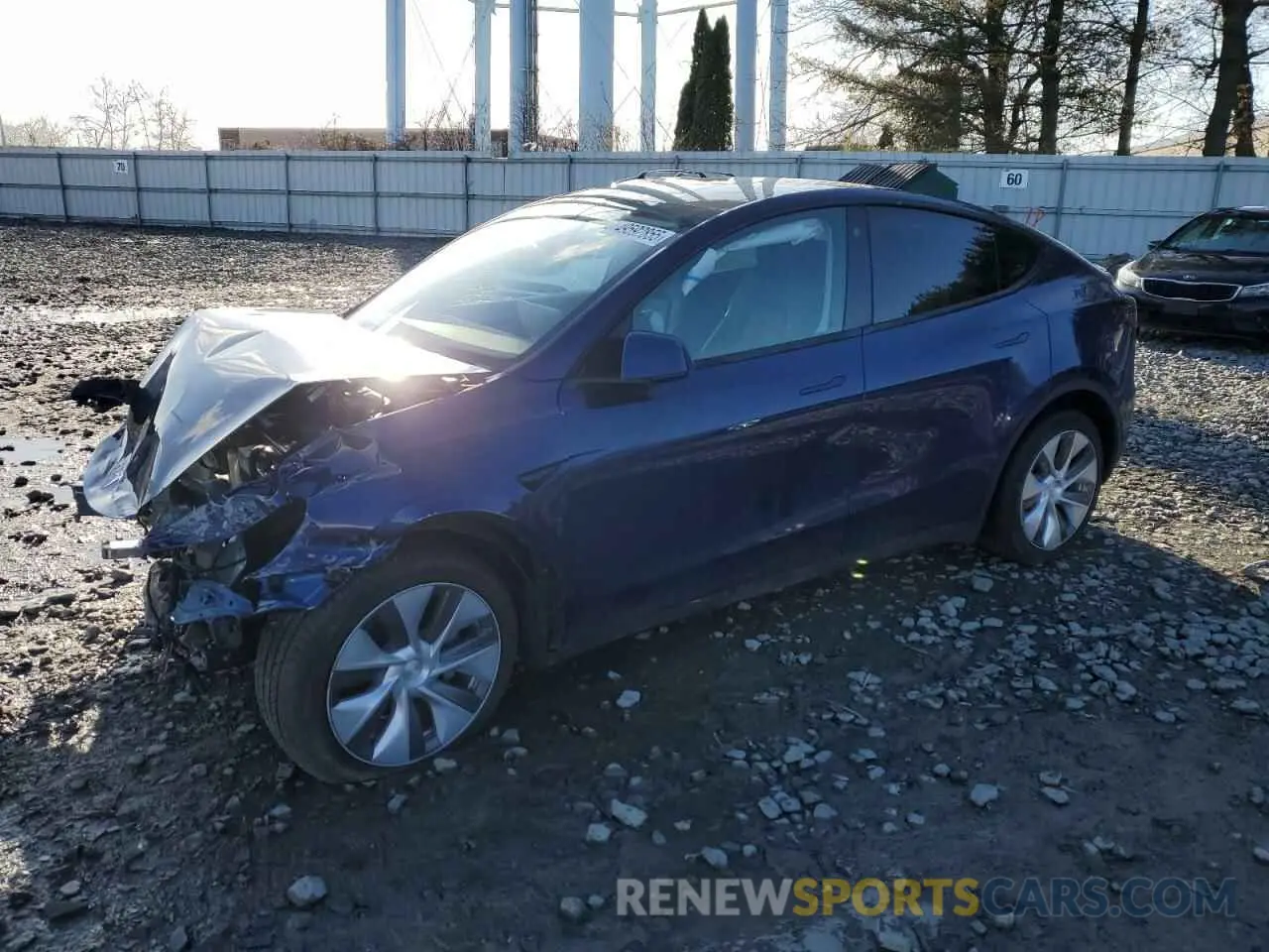 1 Photograph of a damaged car 7SAYGDEE2PA103619 TESLA MODEL Y 2023
