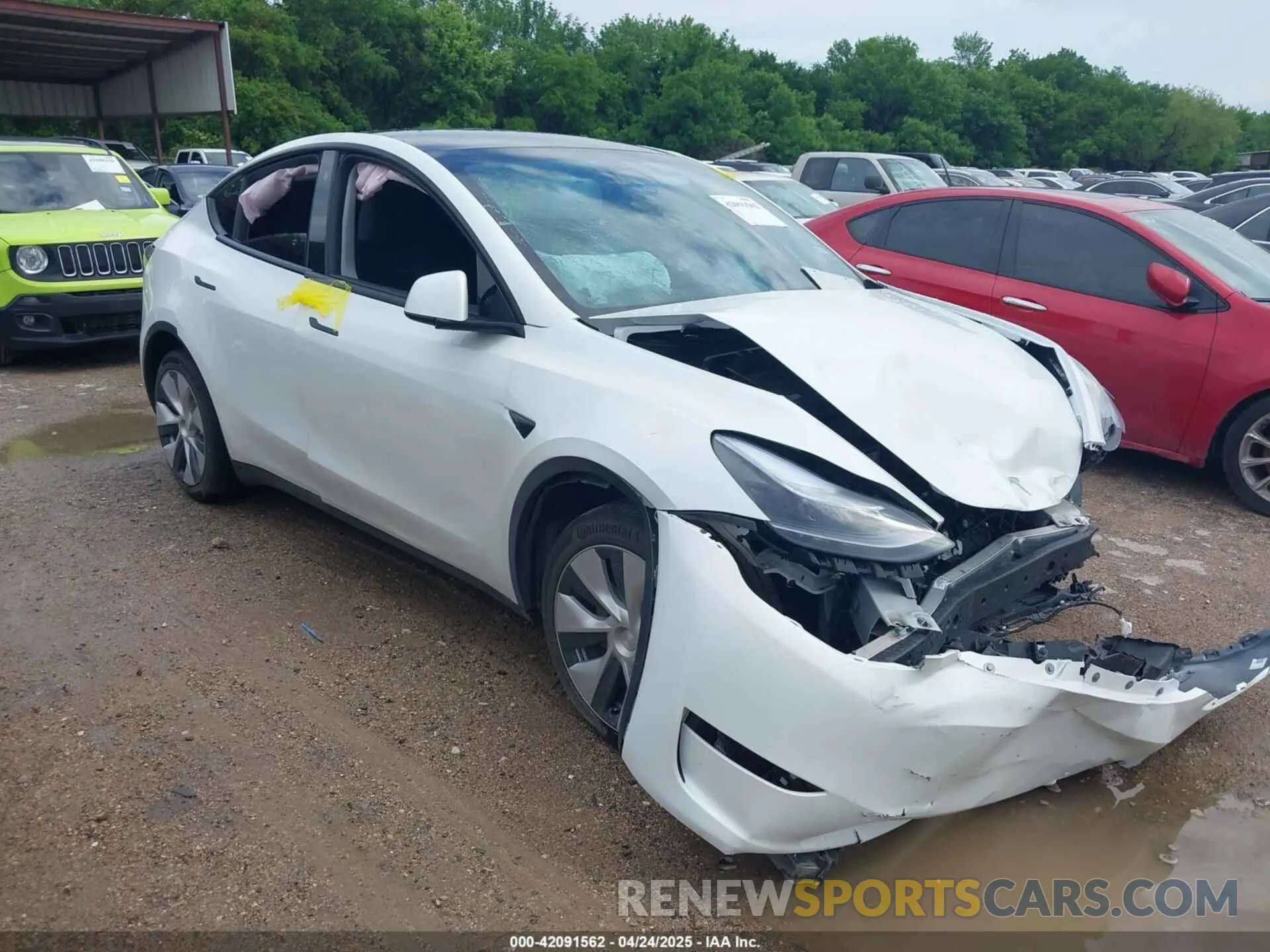 1 Photograph of a damaged car 7SAYGDEE2PA114703 TESLA MODEL Y 2023