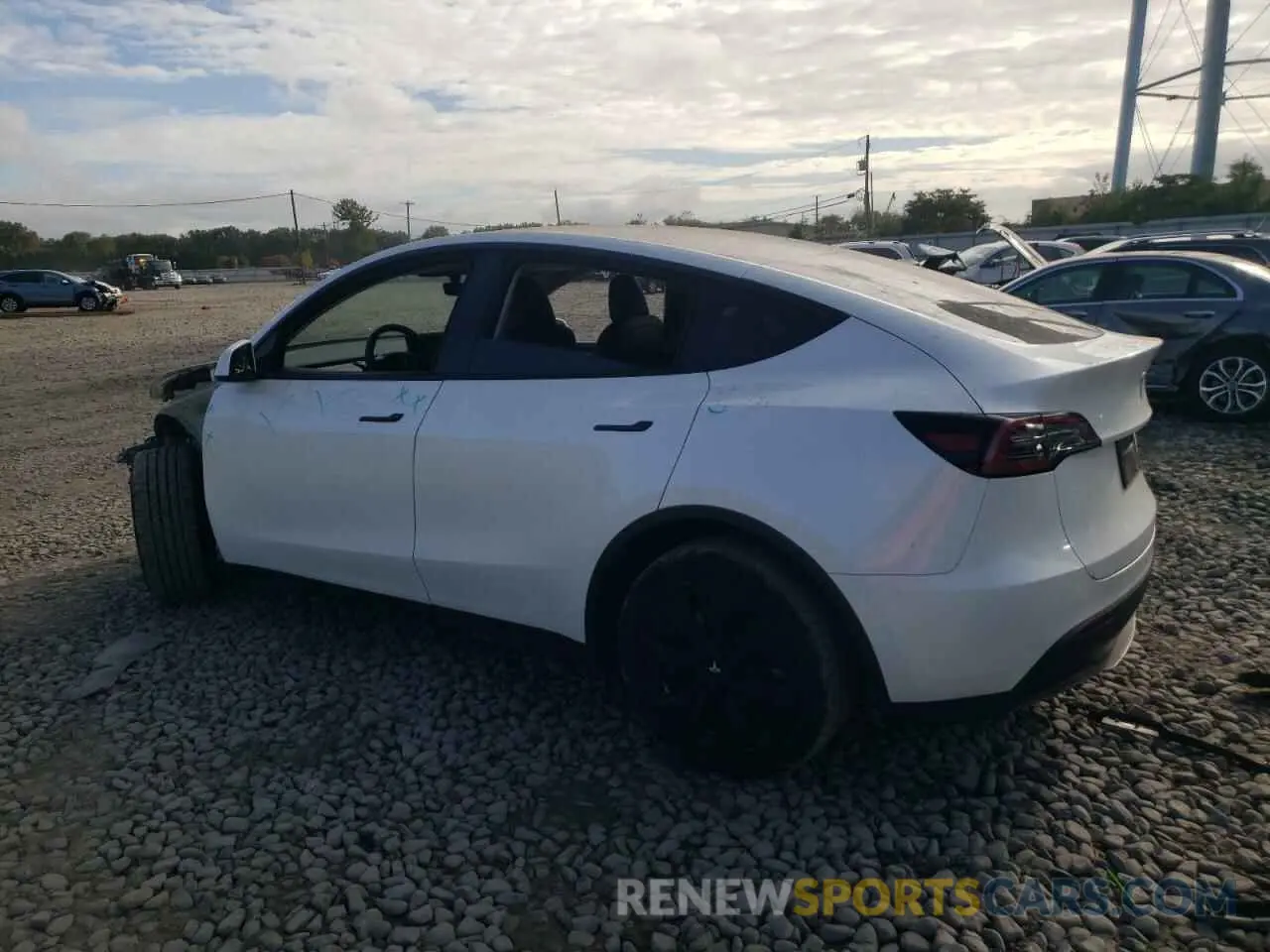 2 Фотография поврежденного автомобиля 7SAYGDEE2PA115480 TESLA MODEL Y 2023