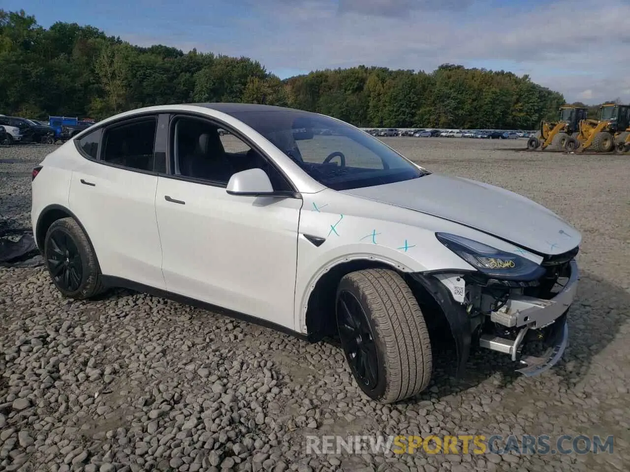 4 Фотография поврежденного автомобиля 7SAYGDEE2PA115480 TESLA MODEL Y 2023