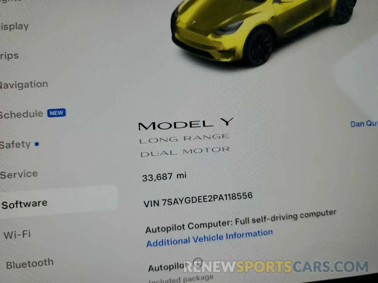 9 Фотография поврежденного автомобиля 7SAYGDEE2PA118556 TESLA MODEL Y 2023
