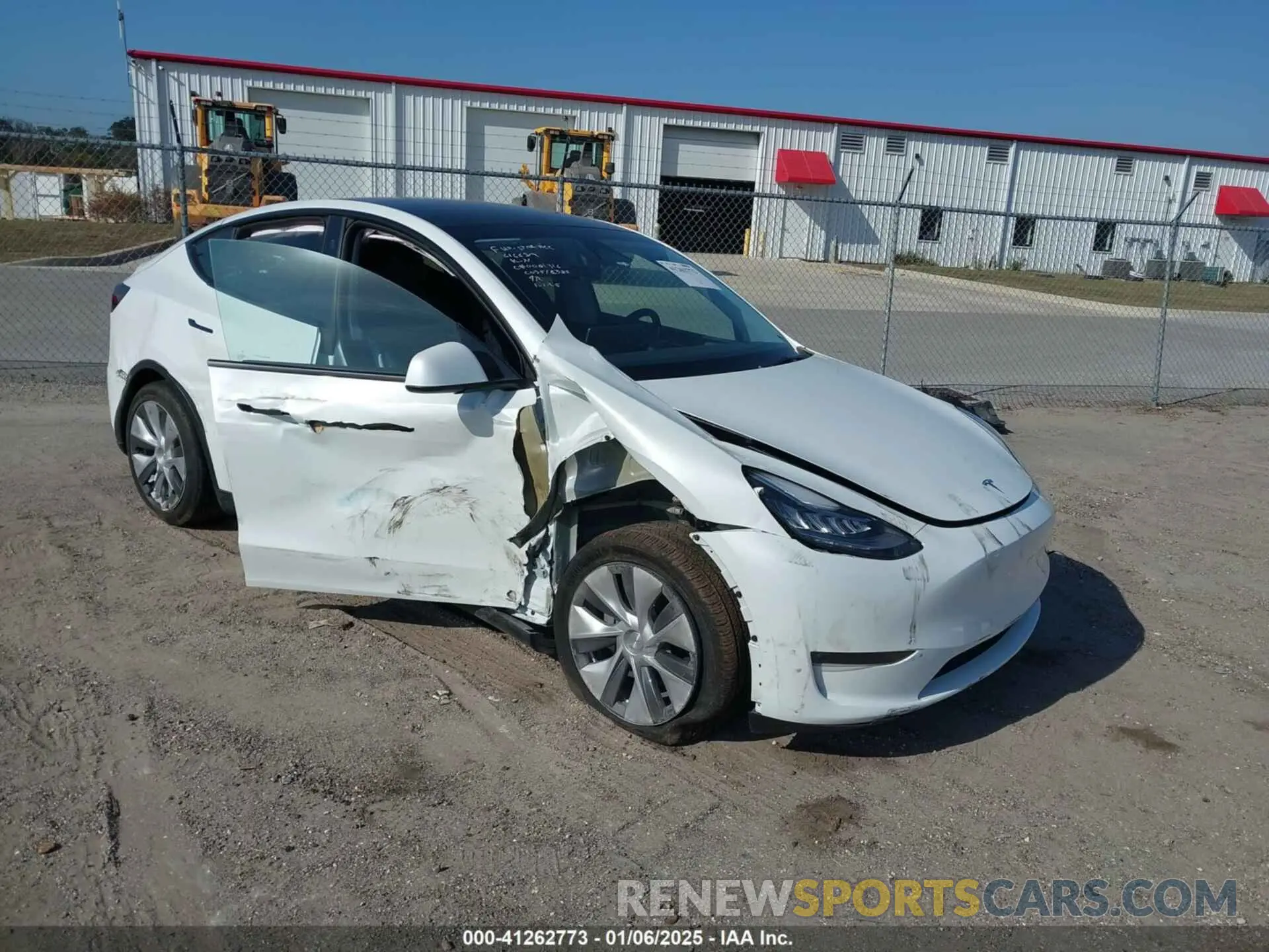 1 Photograph of a damaged car 7SAYGDEE2PA138239 TESLA MODEL Y 2023