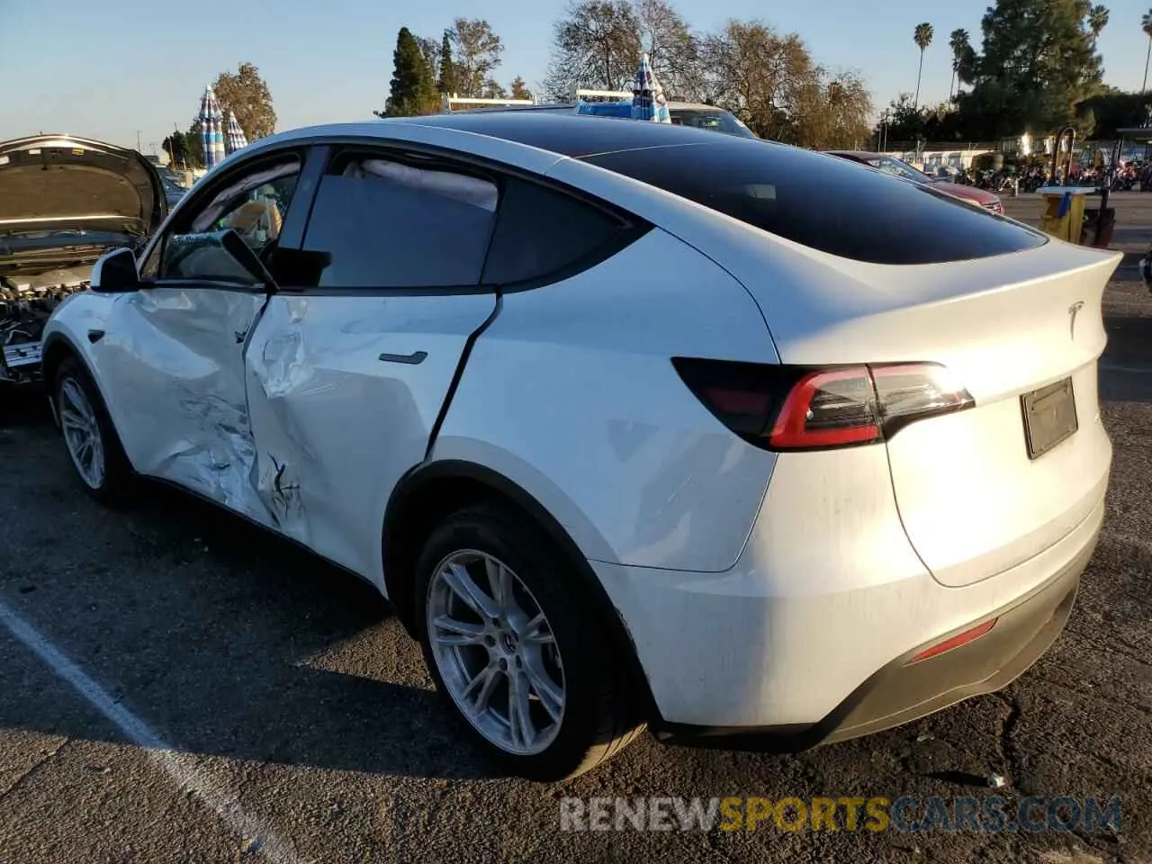 2 Photograph of a damaged car 7SAYGDEE2PA144882 TESLA MODEL Y 2023