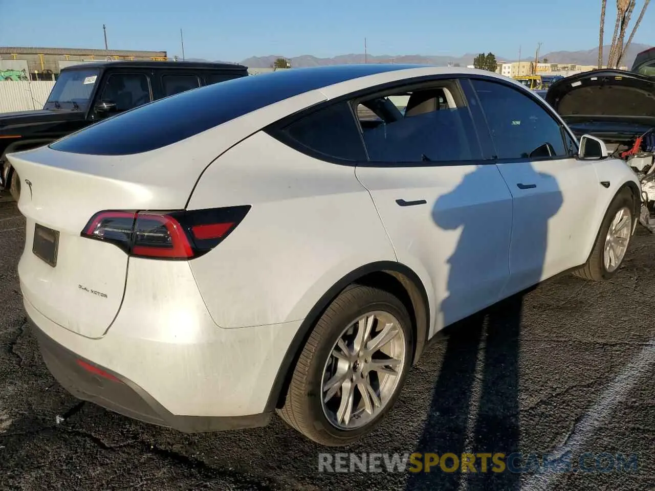 3 Photograph of a damaged car 7SAYGDEE2PA144882 TESLA MODEL Y 2023