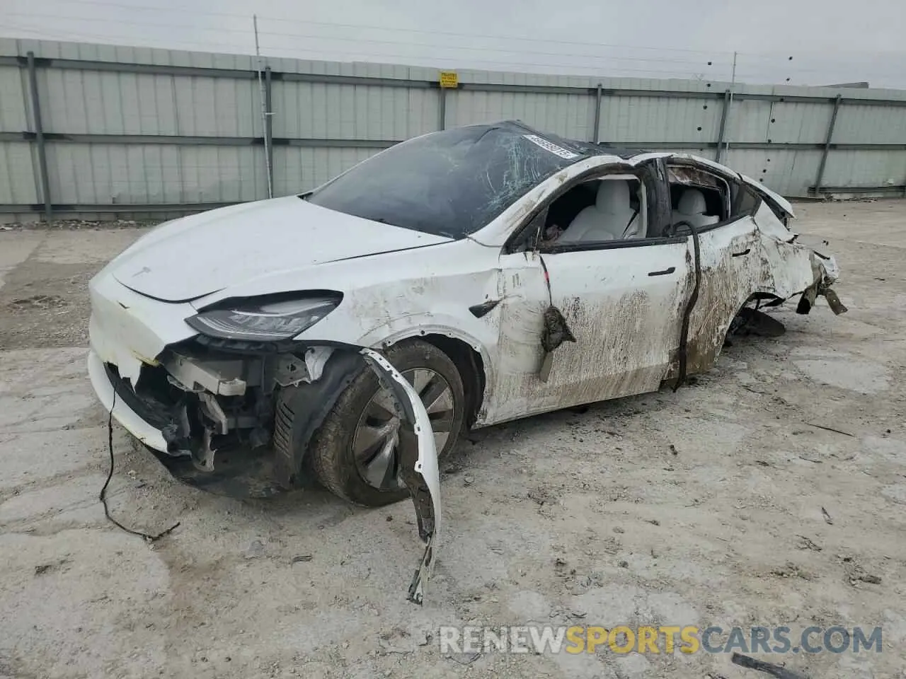 1 Photograph of a damaged car 7SAYGDEE2PA145160 TESLA MODEL Y 2023