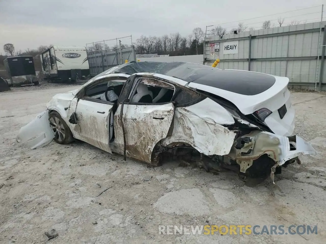 2 Photograph of a damaged car 7SAYGDEE2PA145160 TESLA MODEL Y 2023