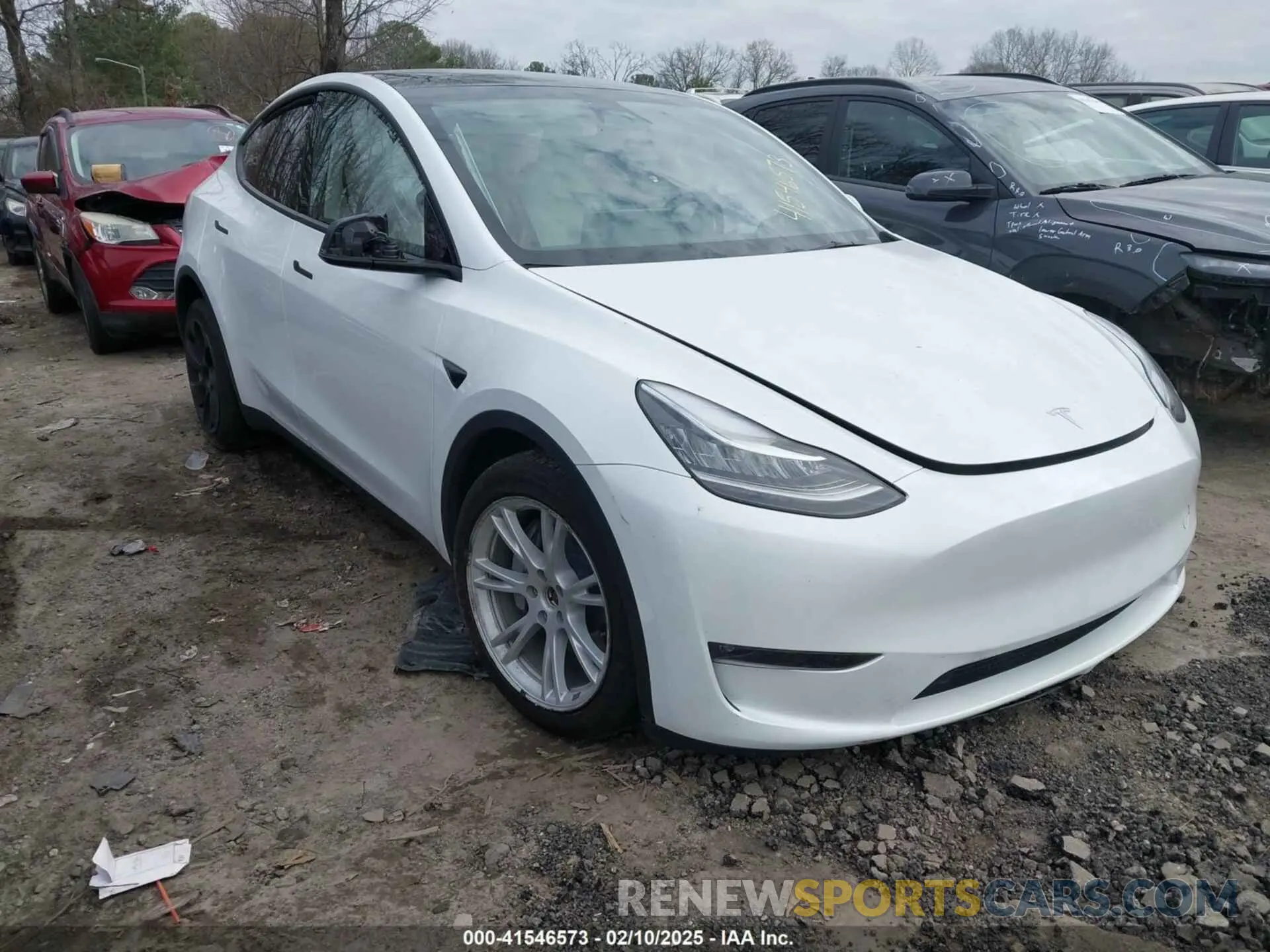 1 Photograph of a damaged car 7SAYGDEE2PA145398 TESLA MODEL Y 2023