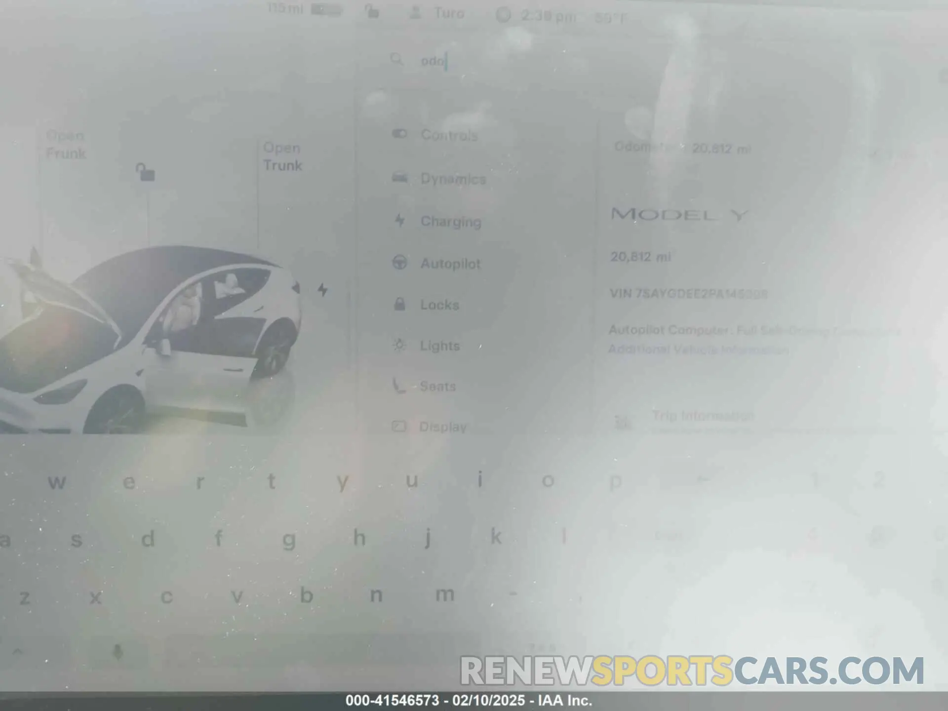 7 Photograph of a damaged car 7SAYGDEE2PA145398 TESLA MODEL Y 2023