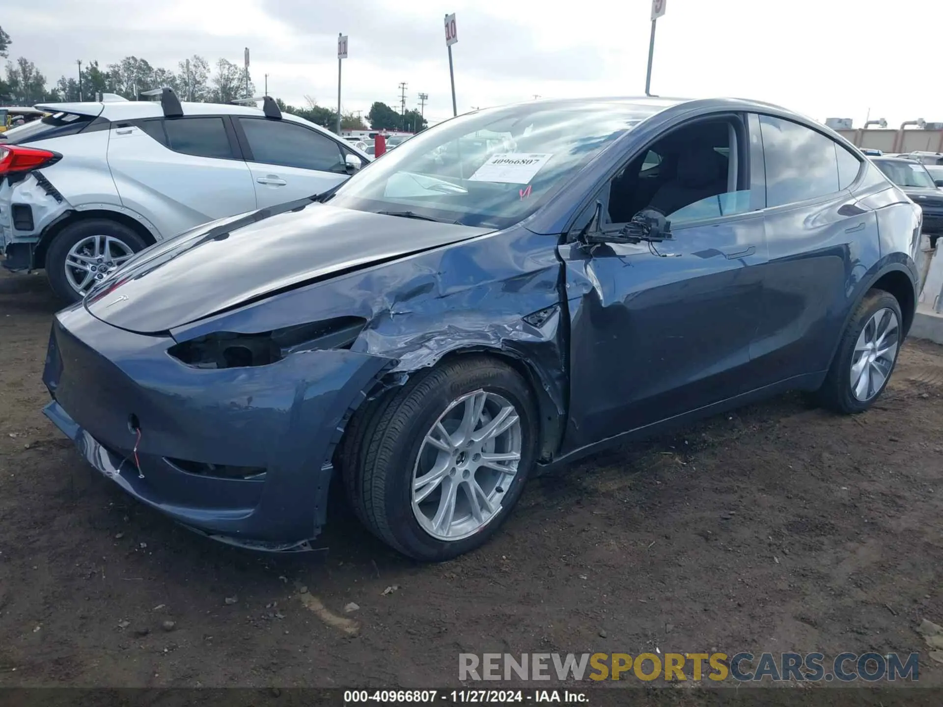 2 Фотография поврежденного автомобиля 7SAYGDEE2PA154019 TESLA MODEL Y 2023