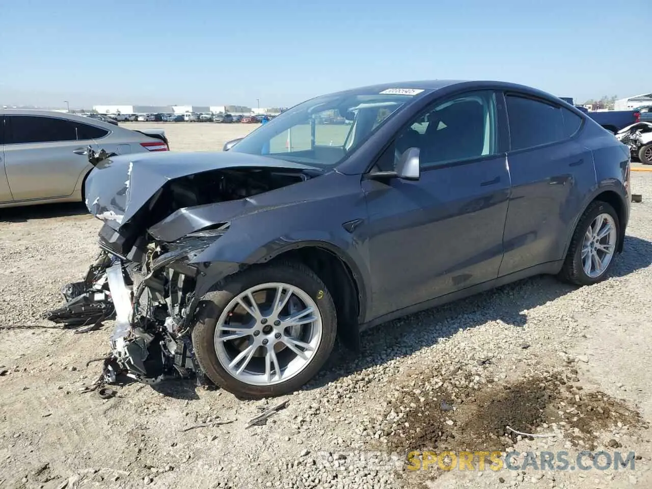 1 Фотография поврежденного автомобиля 7SAYGDEE2PA164405 TESLA MODEL Y 2023