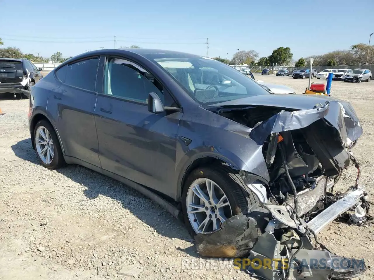4 Фотография поврежденного автомобиля 7SAYGDEE2PA164405 TESLA MODEL Y 2023