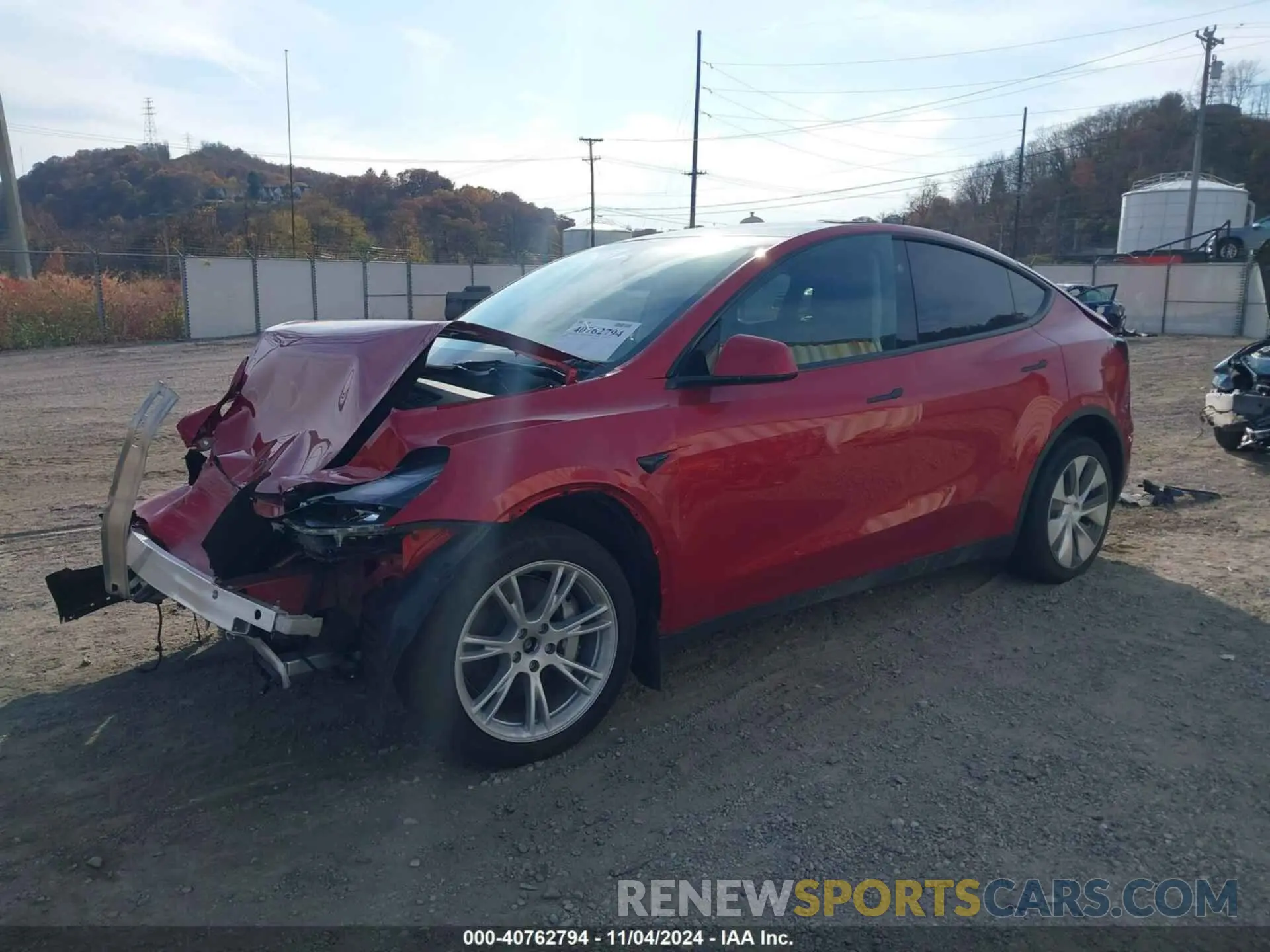 2 Photograph of a damaged car 7SAYGDEE2PA174108 TESLA MODEL Y 2023