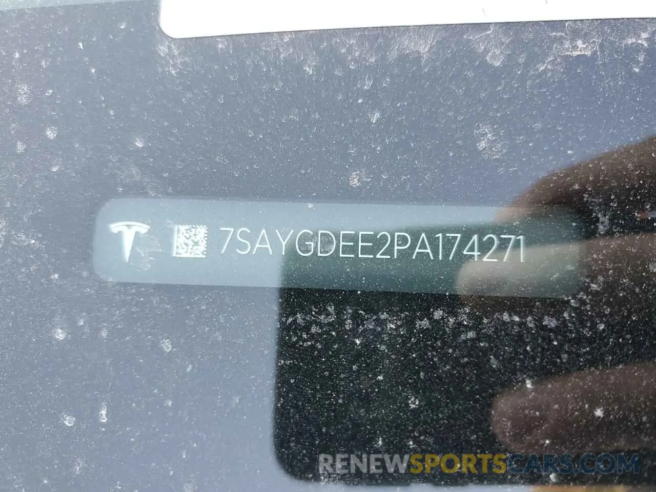 12 Фотография поврежденного автомобиля 7SAYGDEE2PA174271 TESLA MODEL Y 2023