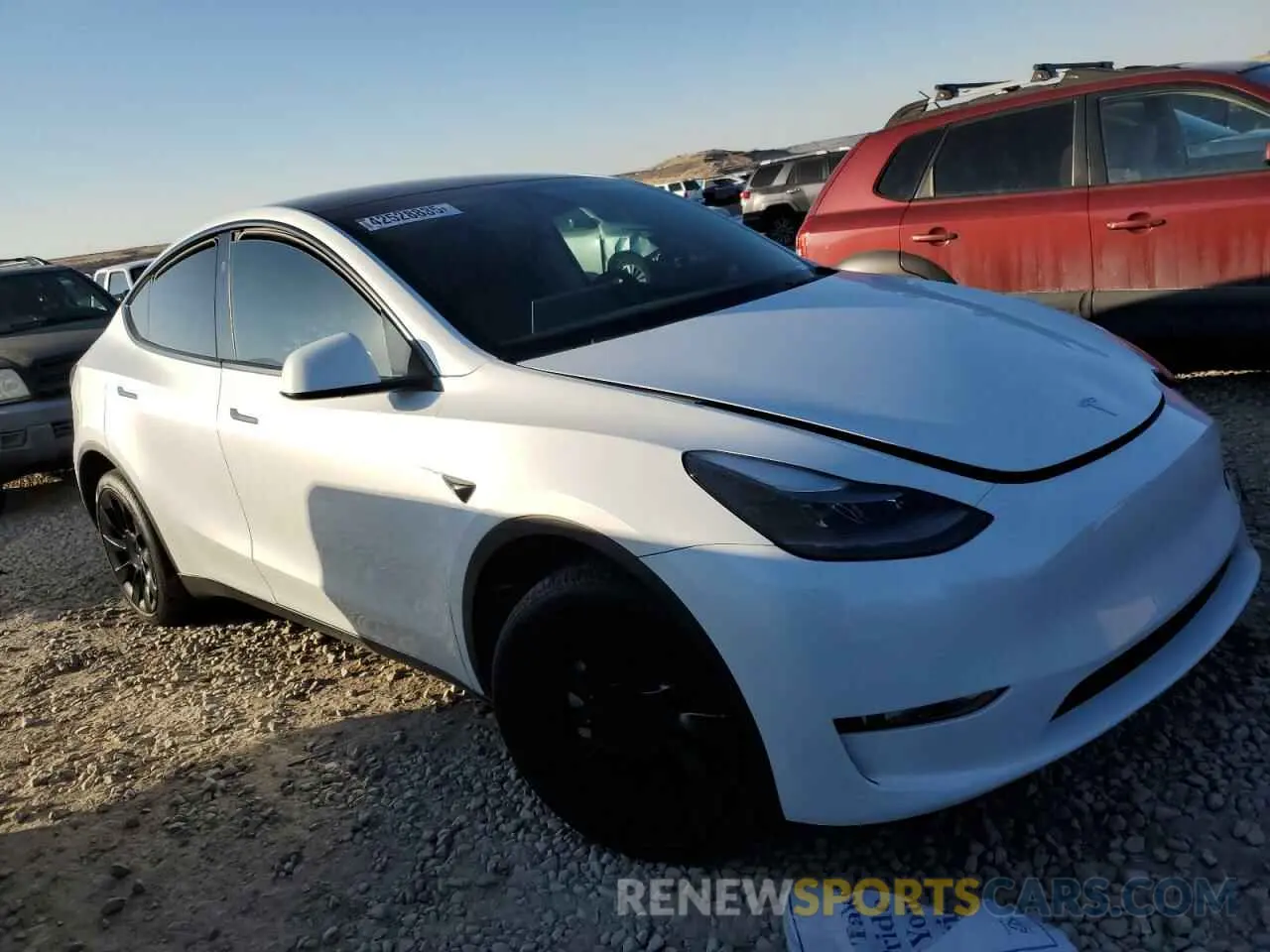 4 Фотография поврежденного автомобиля 7SAYGDEE2PA174271 TESLA MODEL Y 2023