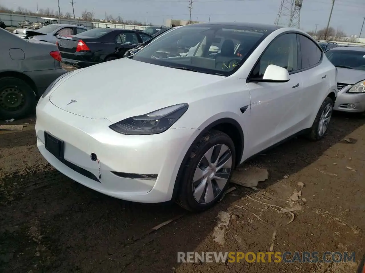 1 Фотография поврежденного автомобиля 7SAYGDEE2PA179518 TESLA MODEL Y 2023