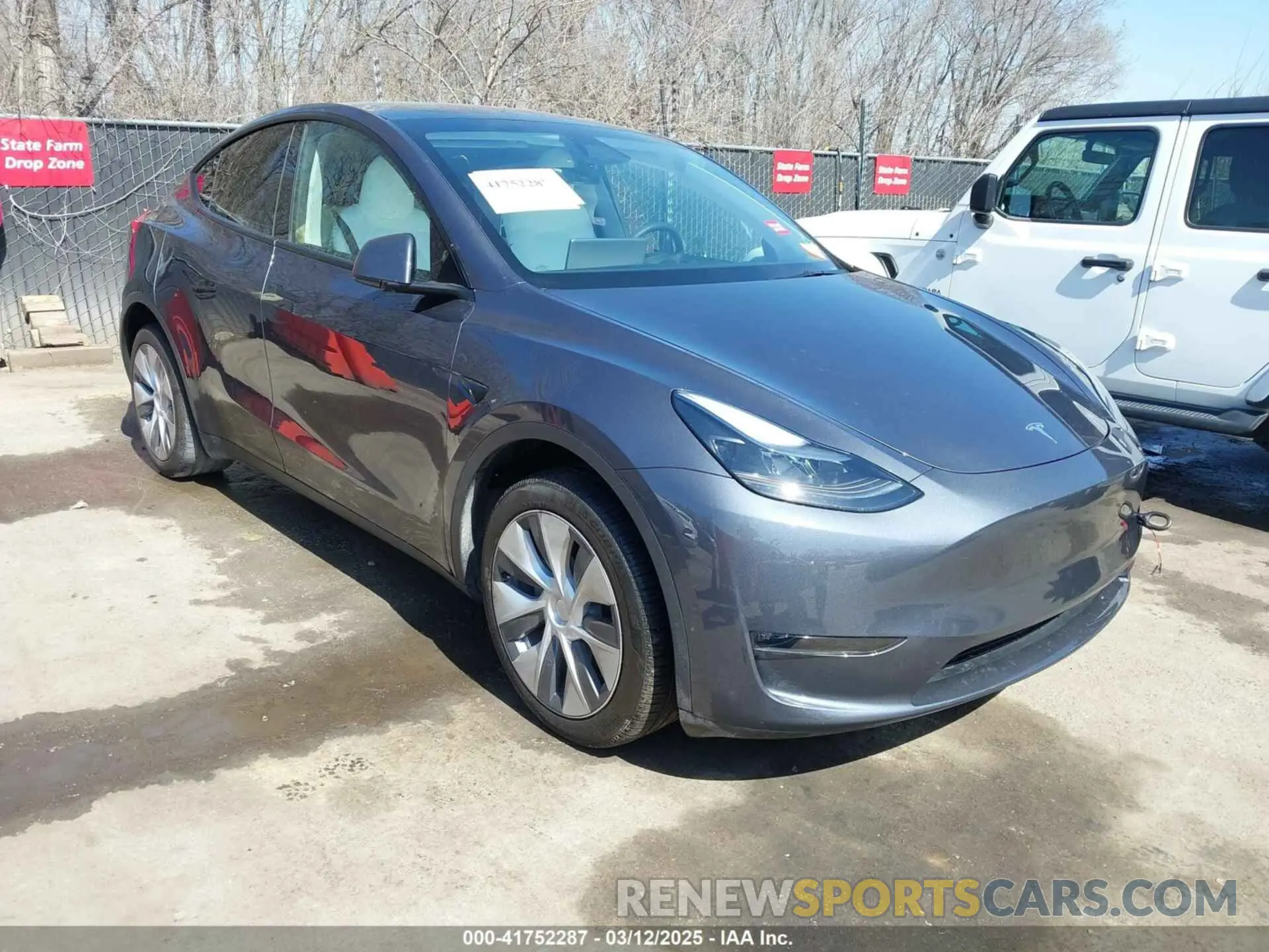 1 Фотография поврежденного автомобиля 7SAYGDEE2PA186792 TESLA MODEL Y 2023