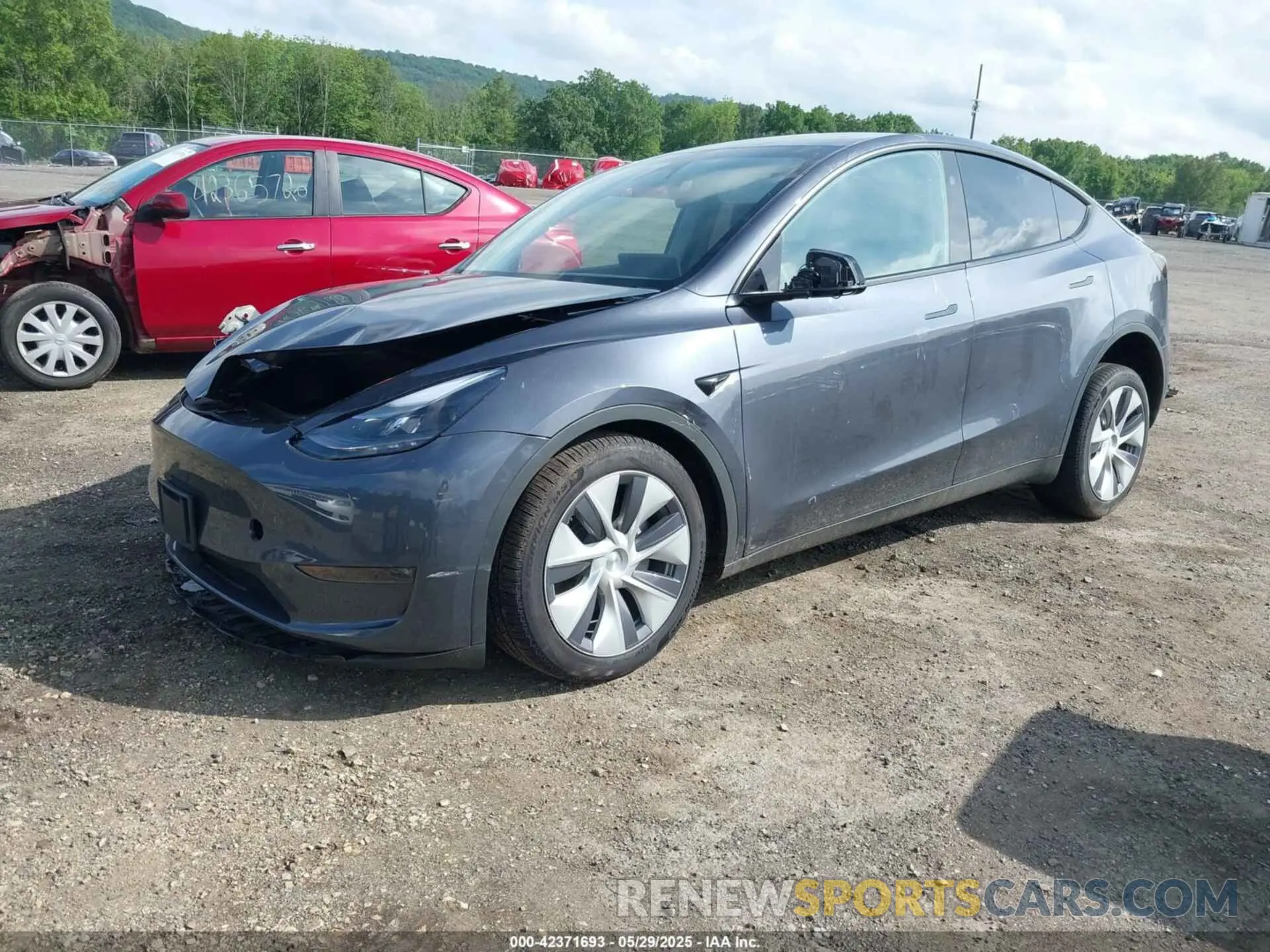 2 Фотография поврежденного автомобиля 7SAYGDEE2PA190227 TESLA MODEL Y 2023