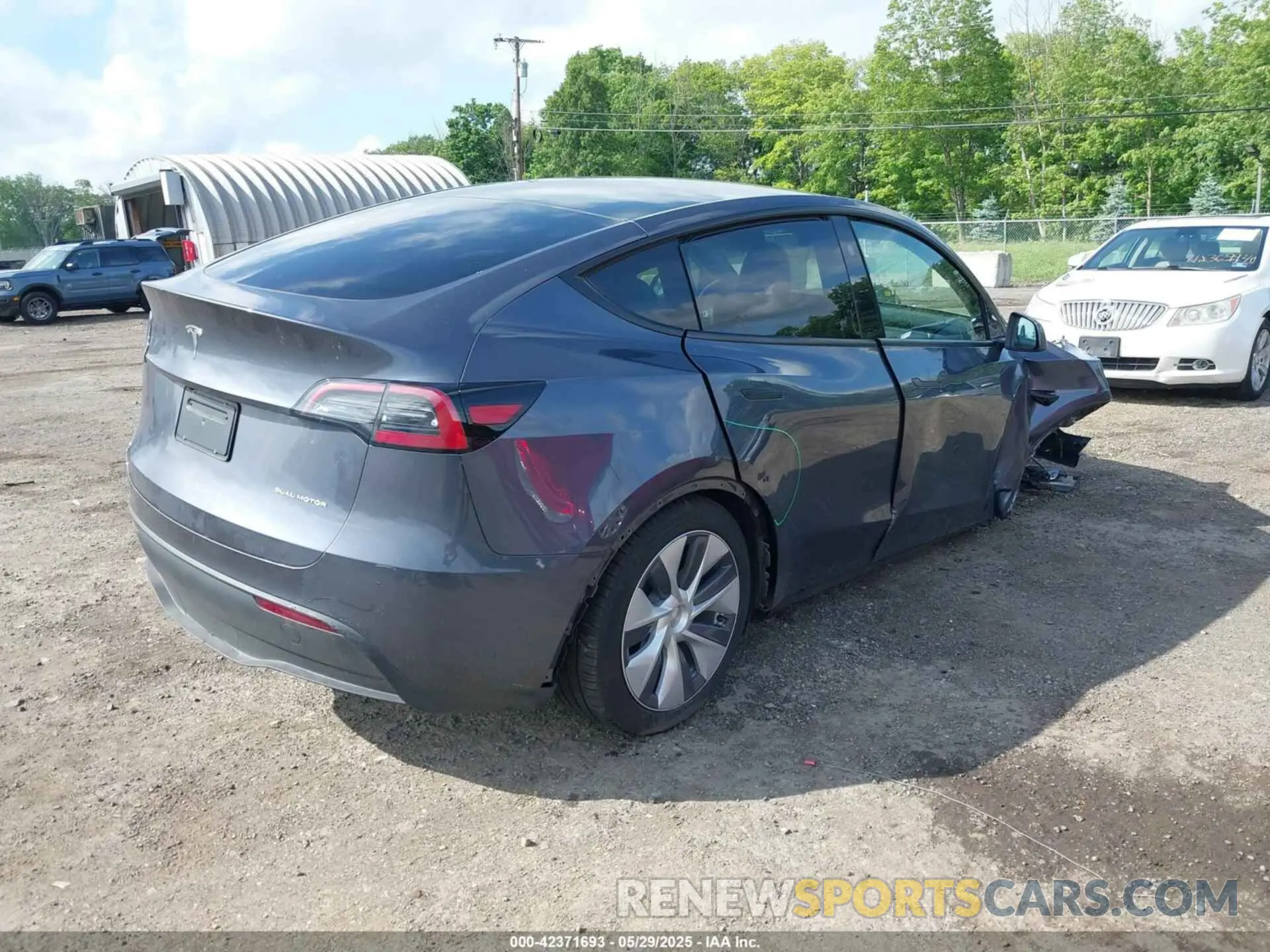 4 Фотография поврежденного автомобиля 7SAYGDEE2PA190227 TESLA MODEL Y 2023