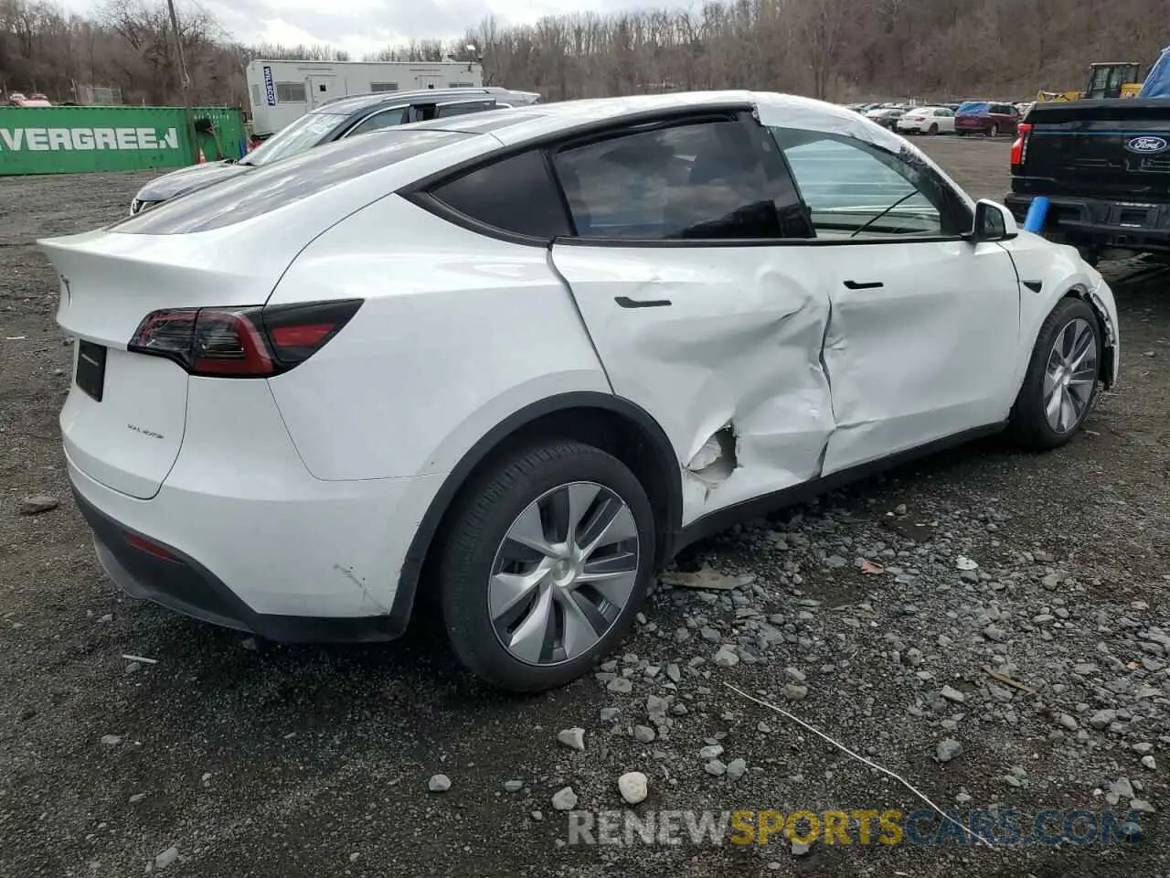 3 Photograph of a damaged car 7SAYGDEE2PA207351 TESLA MODEL Y 2023